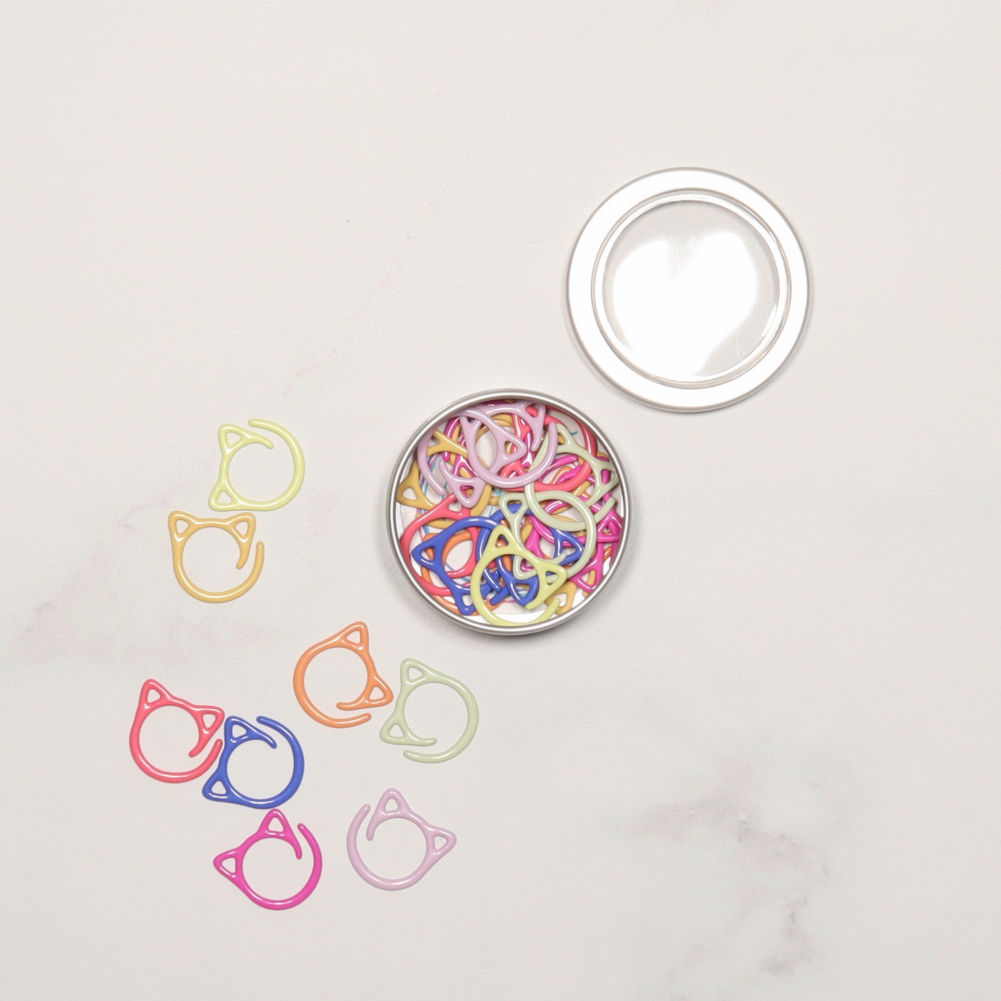 Skein Sisters Cat Ears Split Ring Stitch Markers
