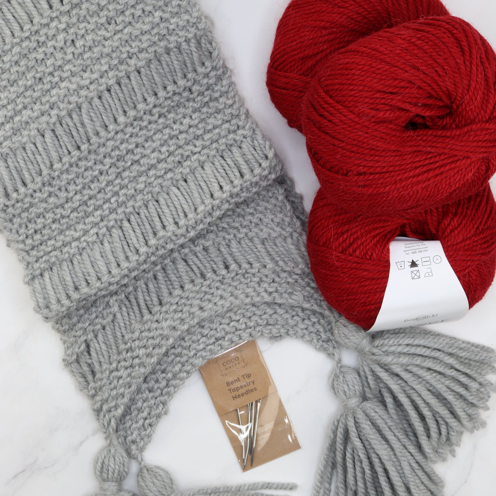 Skein Sisters The Local Scarf knitting kit