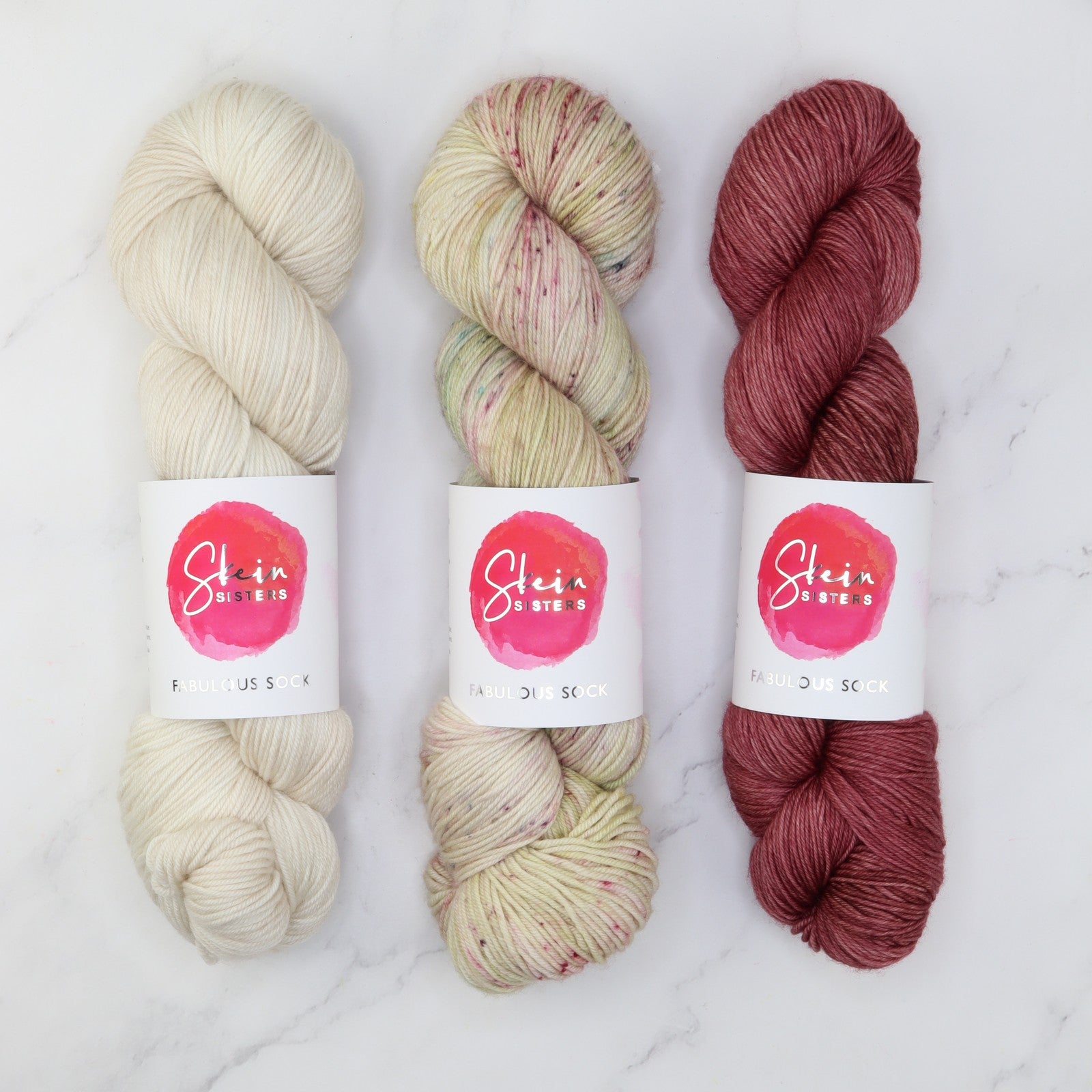 Colour Drift Shawl kit in Fabulous Sock, colourway Bouquet