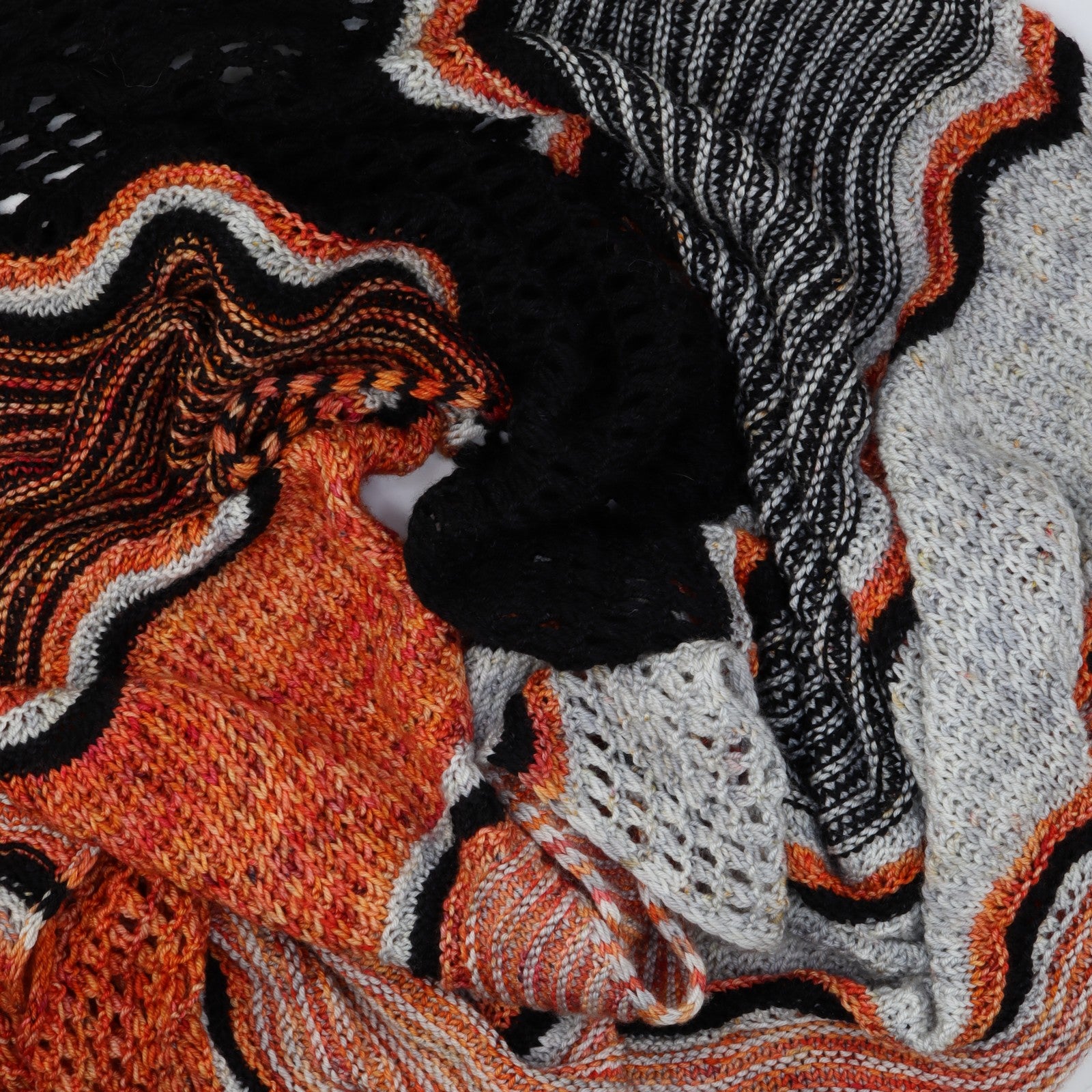 Colour Drift Shawl knitting kit – view 6