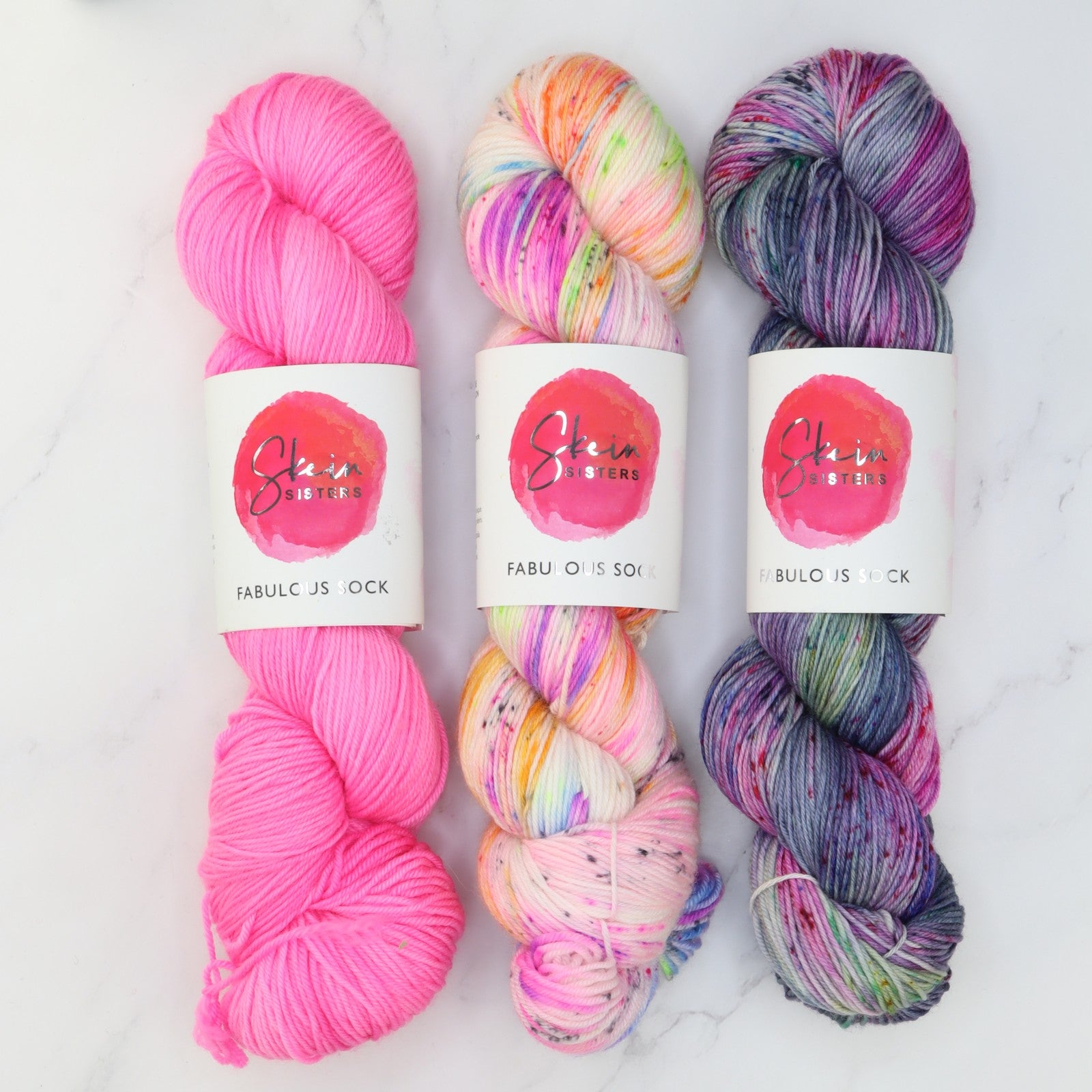 Fiber Fest Yarn kit in Fabulous Sock, colourway Fruit Tingle