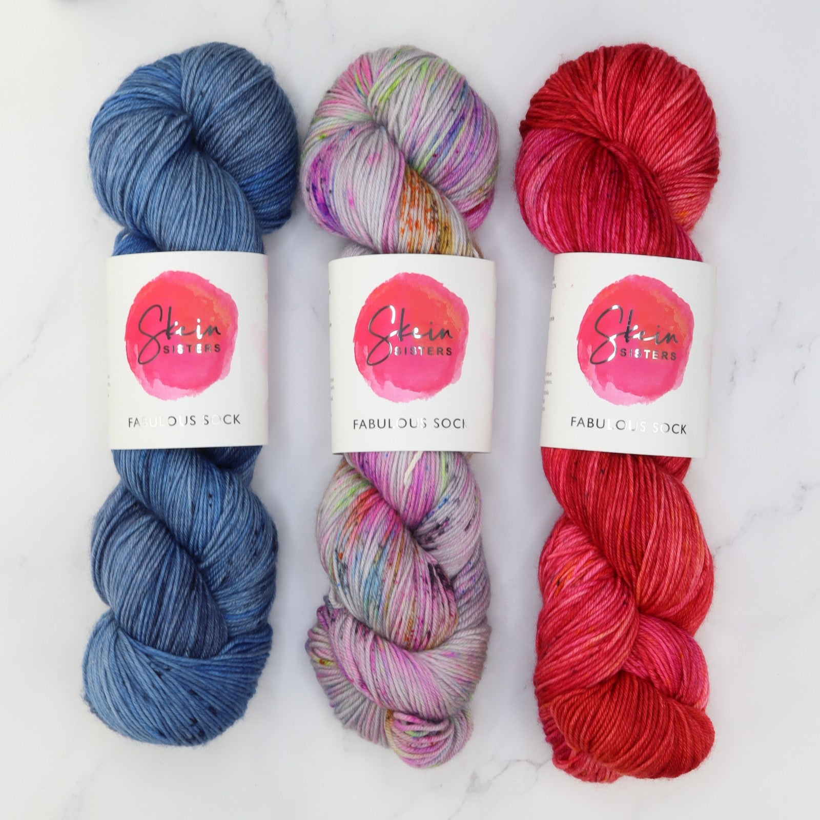 Fiber Fest Yarn kit in Fabulous Sock, colourway Pout