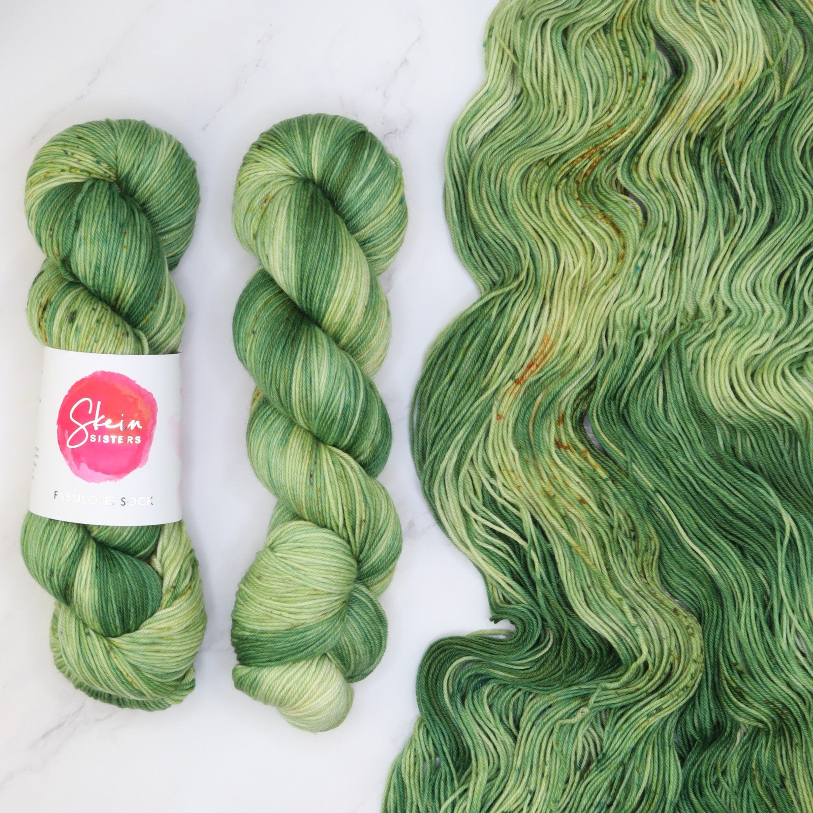 Skein Sisters Fabulous Sock in colourway Crypsis – 4ply weight merino, nylon yarn