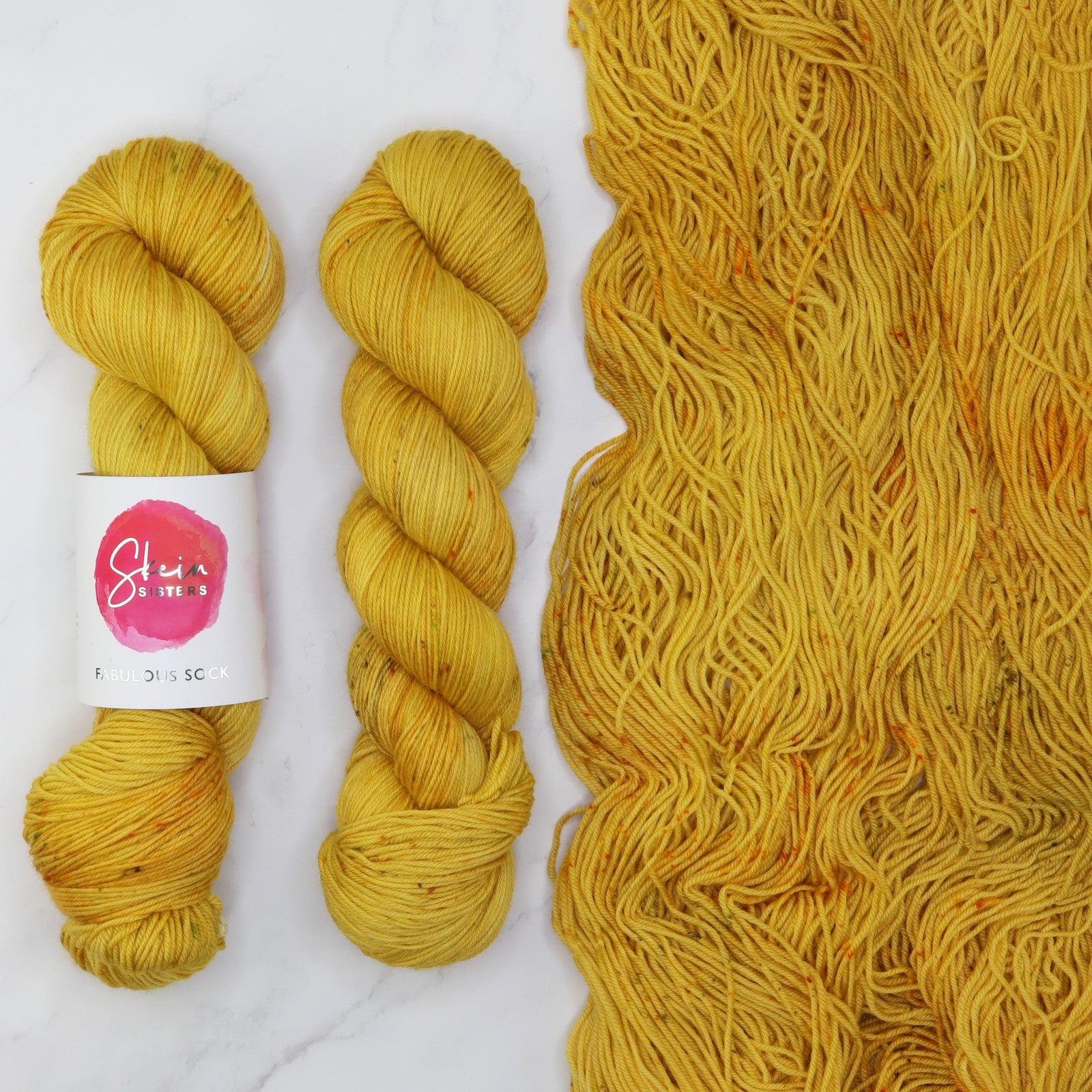Skein Sisters Fabulous Sock in colourway Honey I Shrunk the Knits – 4ply weight merino, nylon yarn