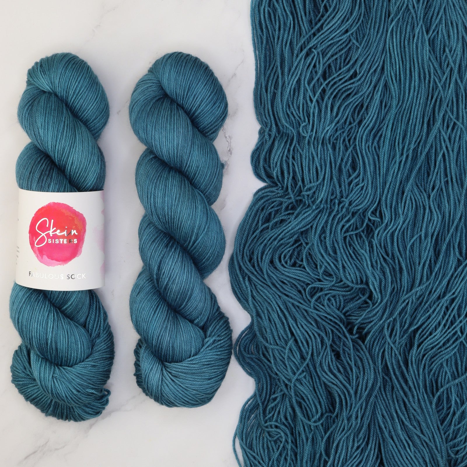 Skein Sisters Fabulous Sock in colourway Titanic – 4ply weight merino, nylon yarn