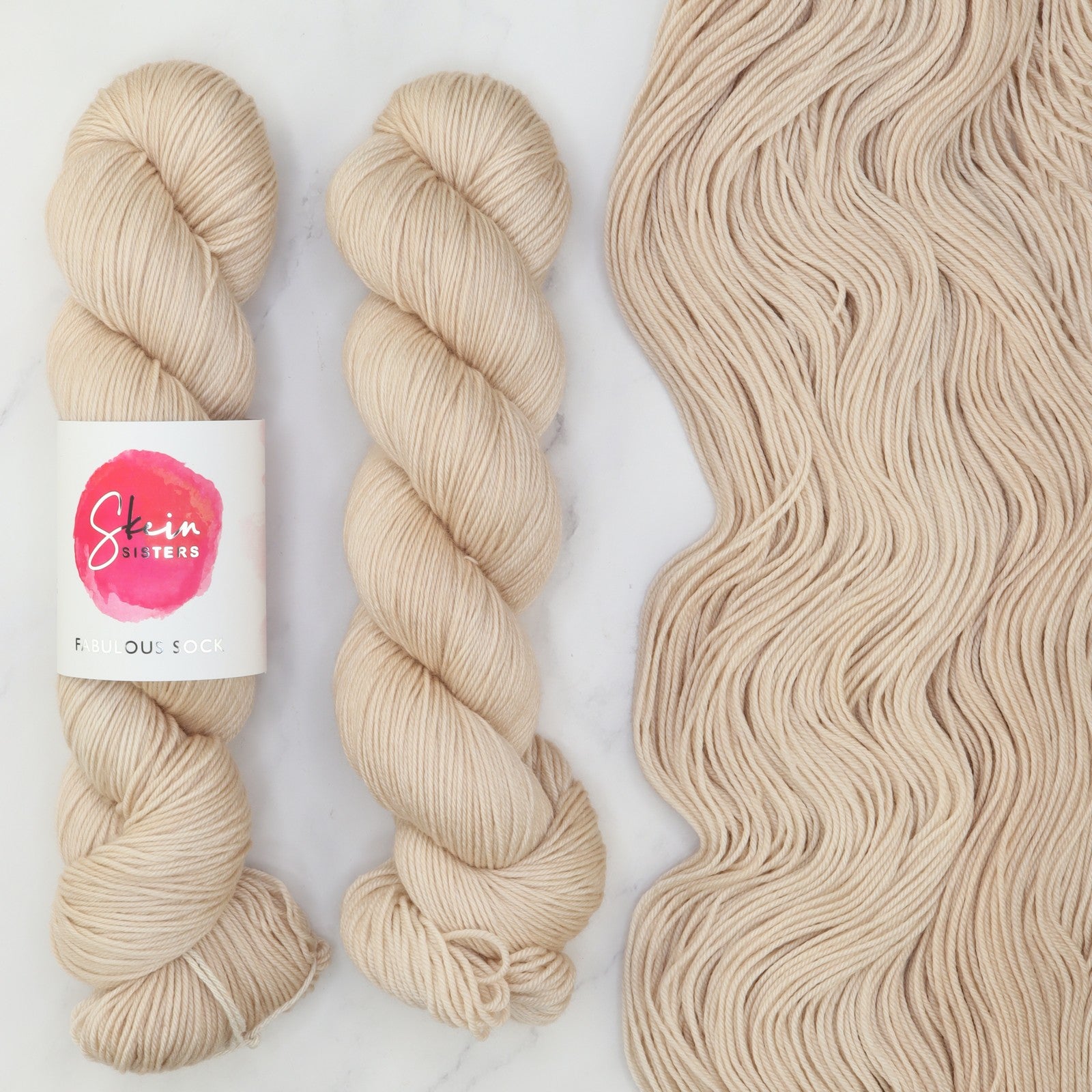 Skein Sisters Fabulous Sock in colourway Twine Time – 4ply weight merino, nylon yarn