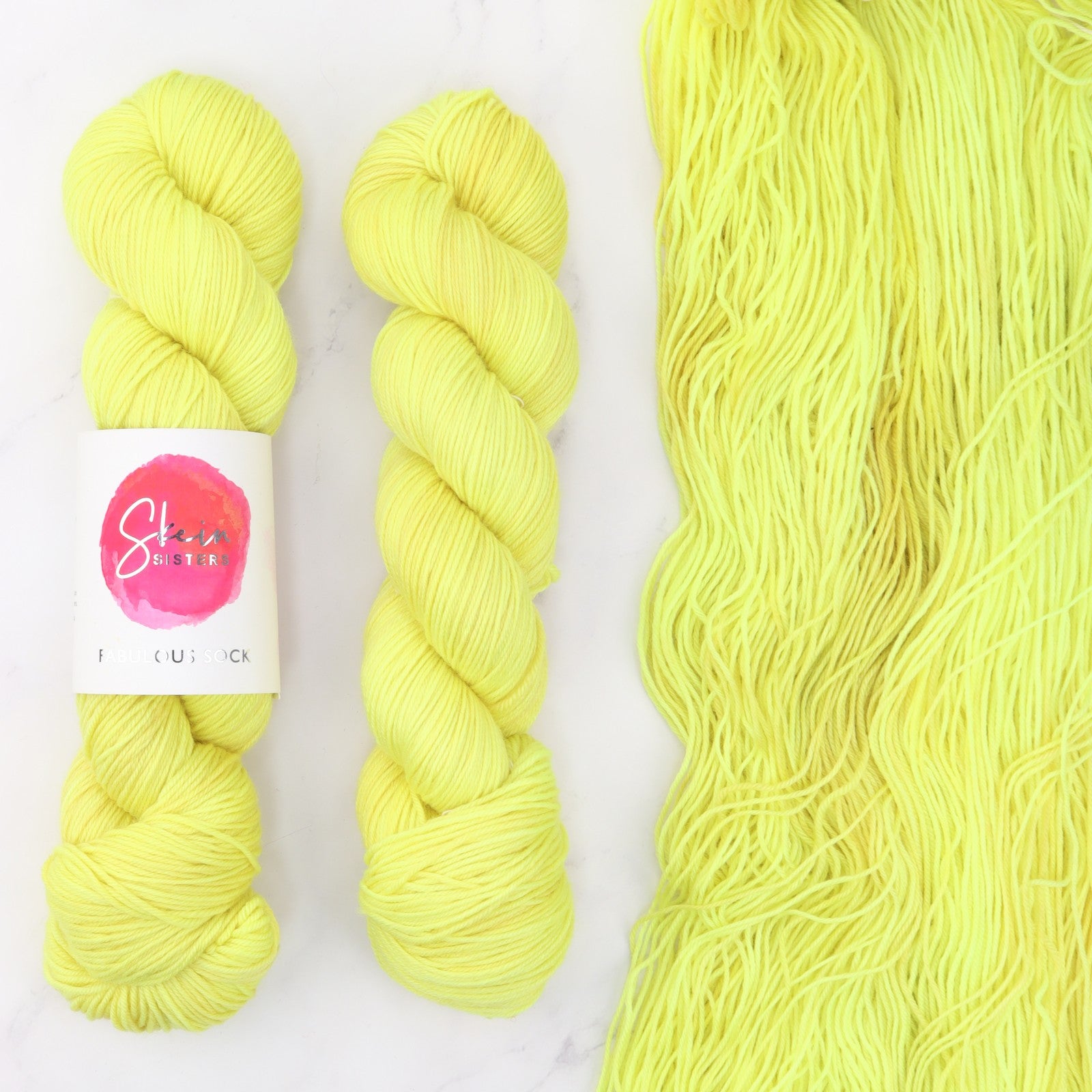Skein Sisters Fabulous Sock in colourway YoYo – 4ply weight merino, nylon yarn