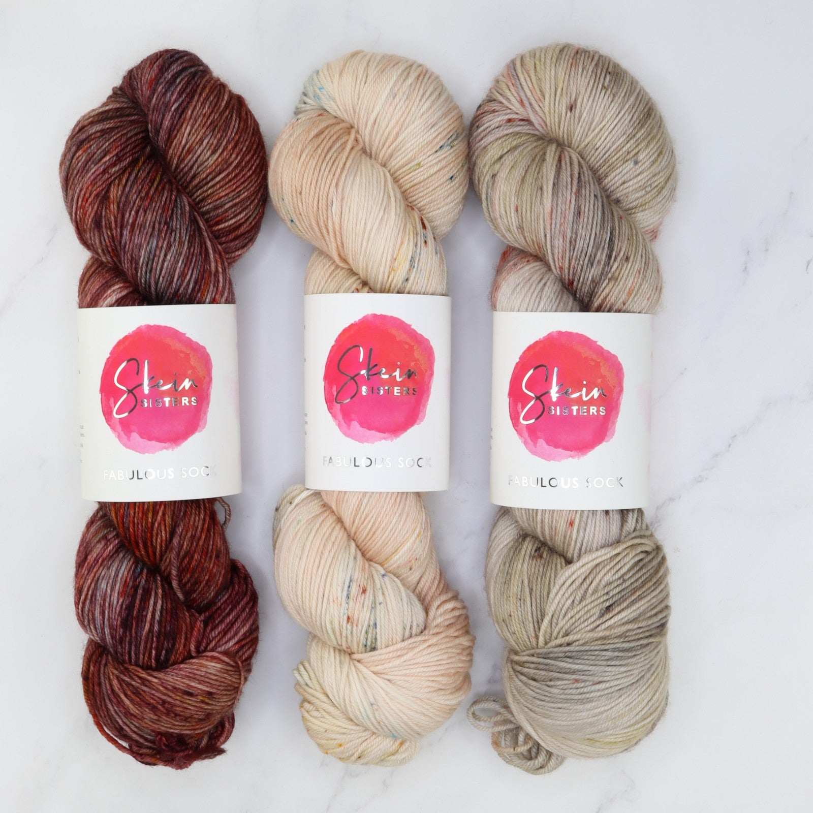 Art Nouveau Sweater kit in Fabulous Sock, colourway Antique Shop