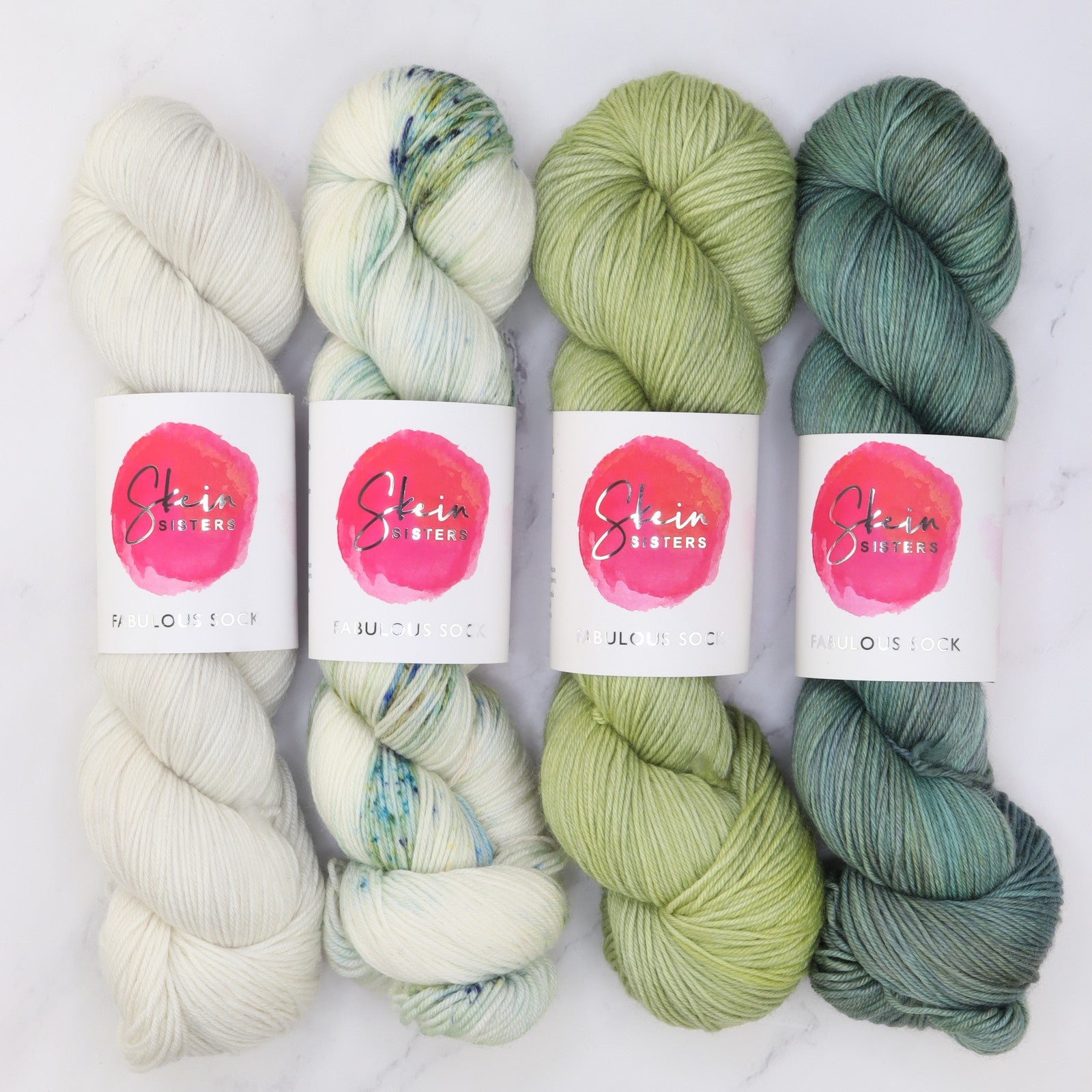 Fabulous Sock Gradient Sets in colourway Cocoon – 4ply weight merino, nylon yarn
