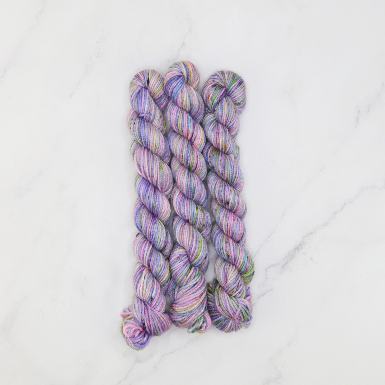 Skein Sisters Fabulous Sock Minis 20g/80m in colourway Agapanthus – 4ply weight merino, nylon yarn