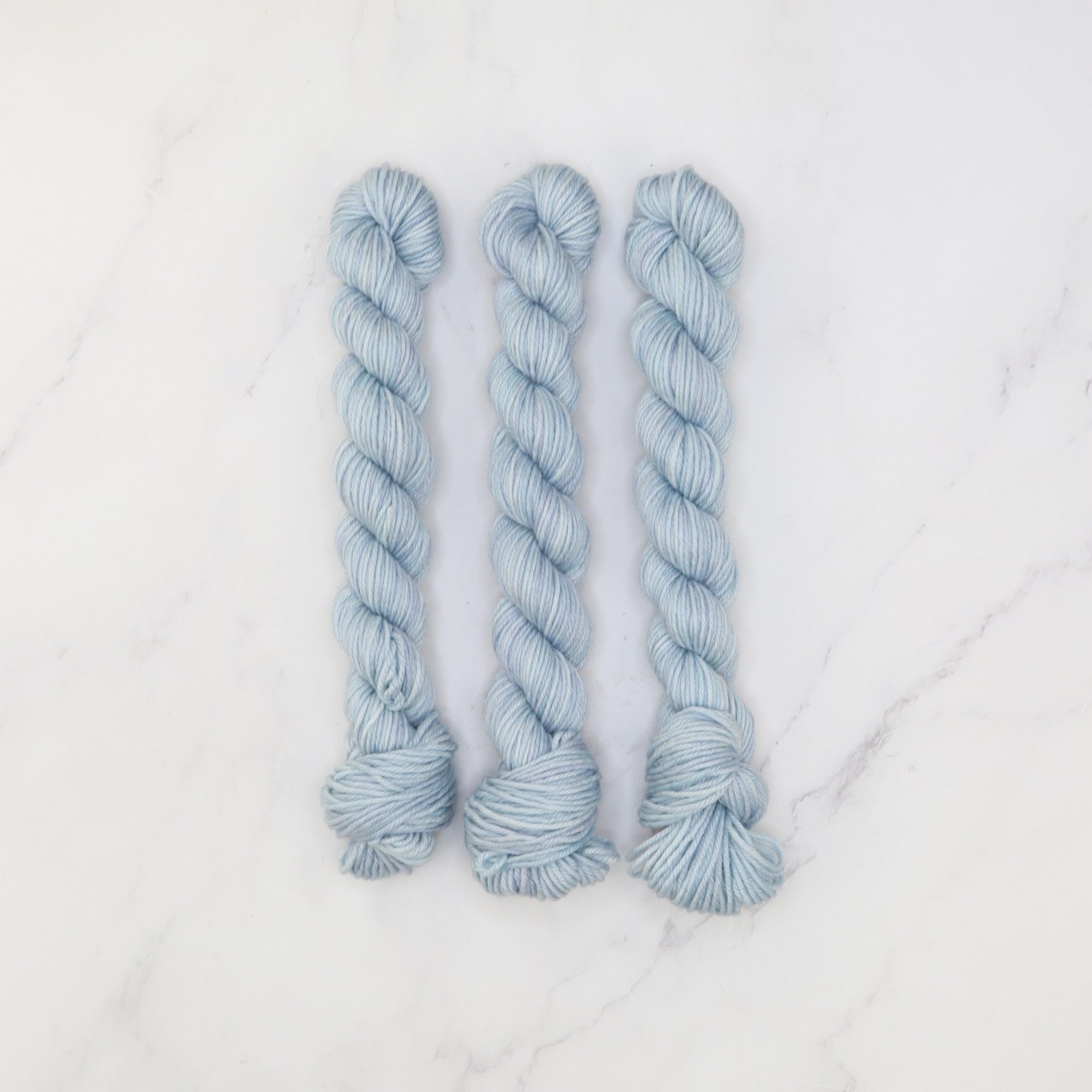 Skein Sisters Fabulous Sock Minis 20g/80m in colourway Antarctica – 4ply weight merino, nylon yarn