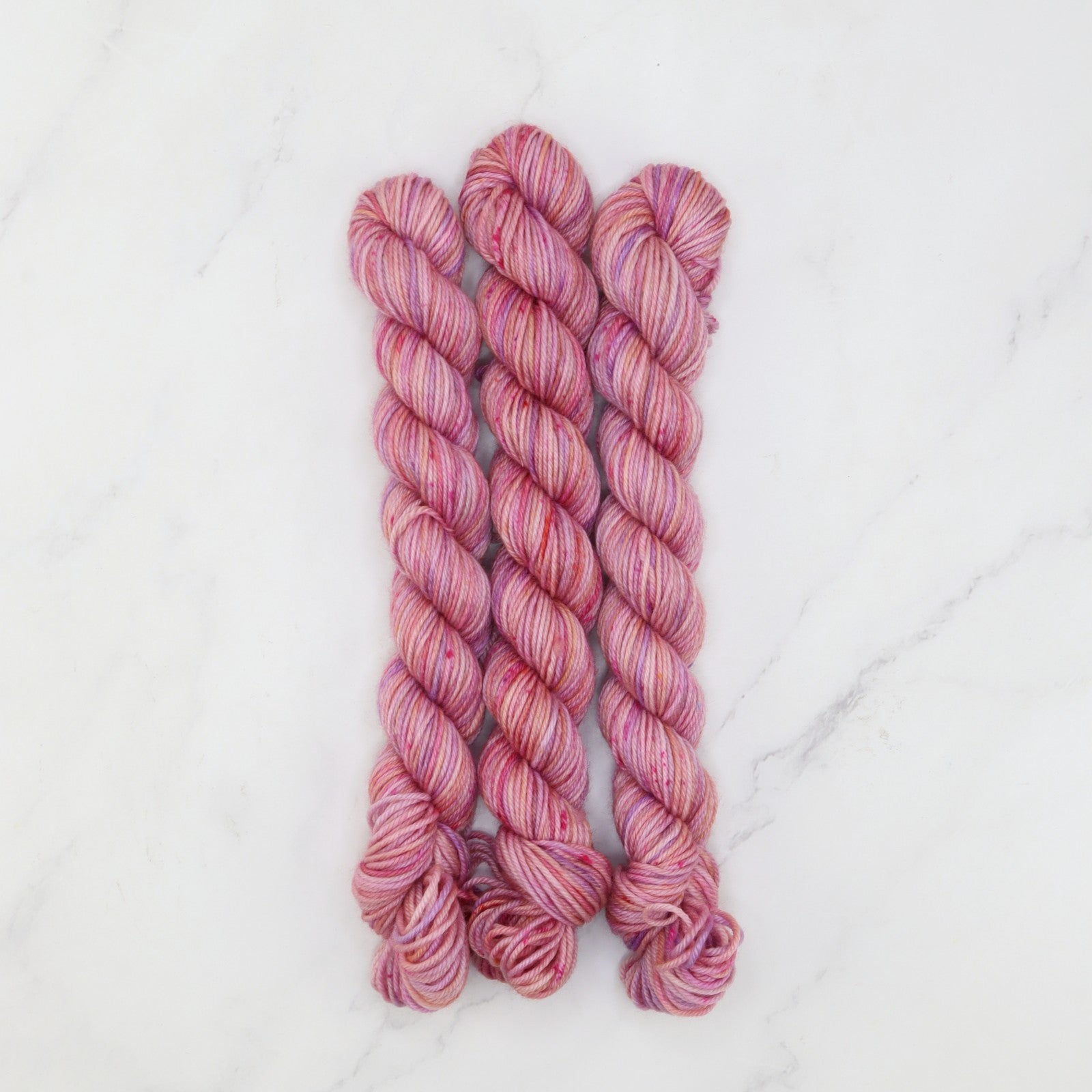 Skein Sisters Fabulous Sock Minis 20g/80m in colourway Dried Rose – 4ply weight merino, nylon yarn