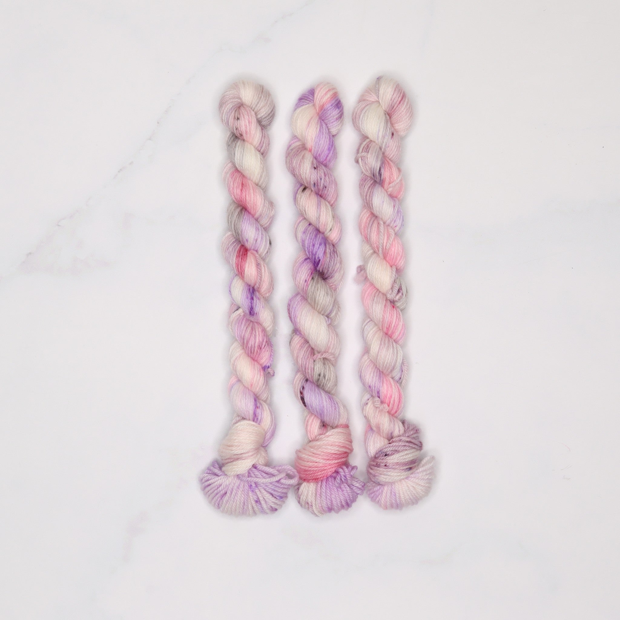 Skein Sisters Fabulous Sock Minis 20g/80m in colourway Fairy Dust – 4ply weight merino, nylon yarn