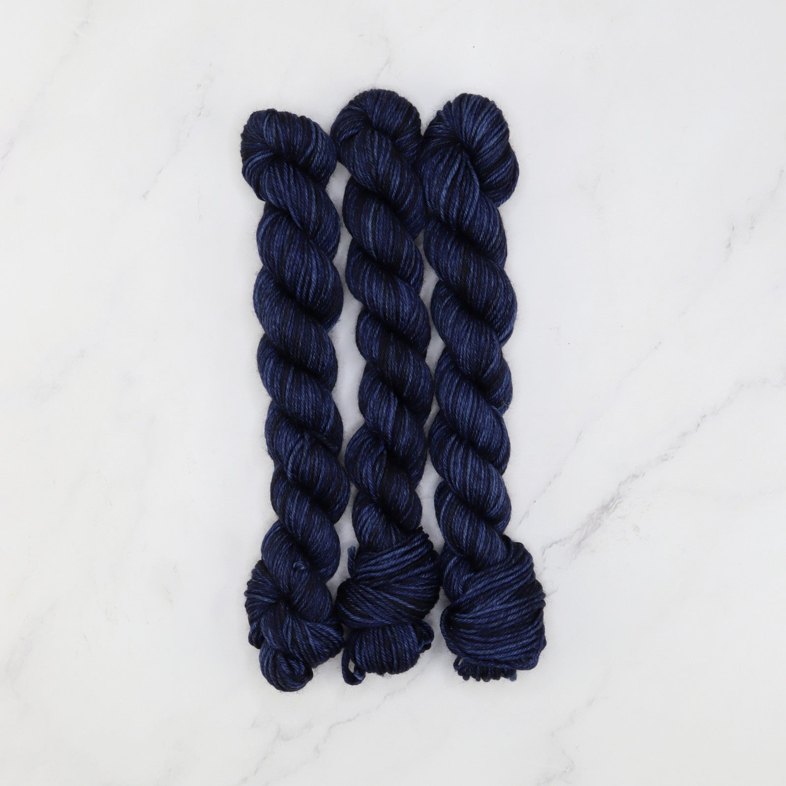 Skein Sisters Fabulous Sock Minis 20g/80m in colourway Hollow Sky – 4ply weight merino, nylon yarn
