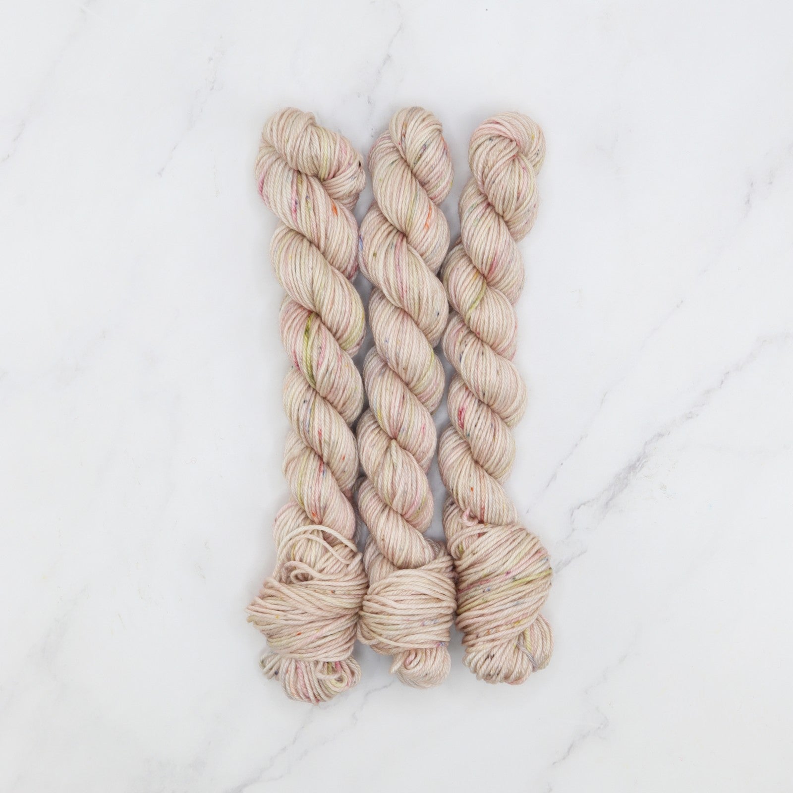 Skein Sisters Fabulous Sock Minis 20g/80m in colourway Romantic – 4ply weight merino, nylon yarn