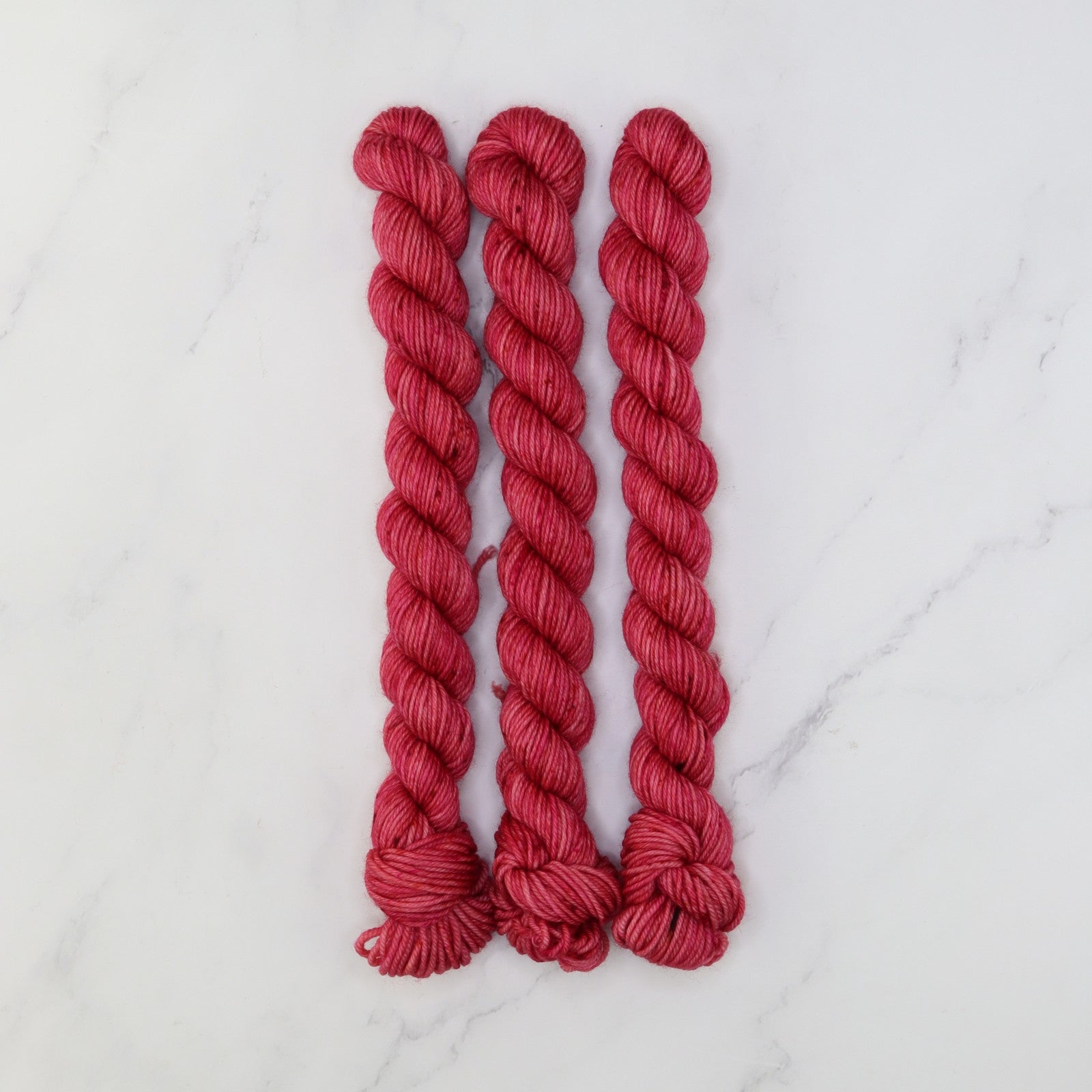 Skein Sisters Fabulous Sock Minis 20g/80m in colourway Rosa – 4ply weight merino, nylon yarn