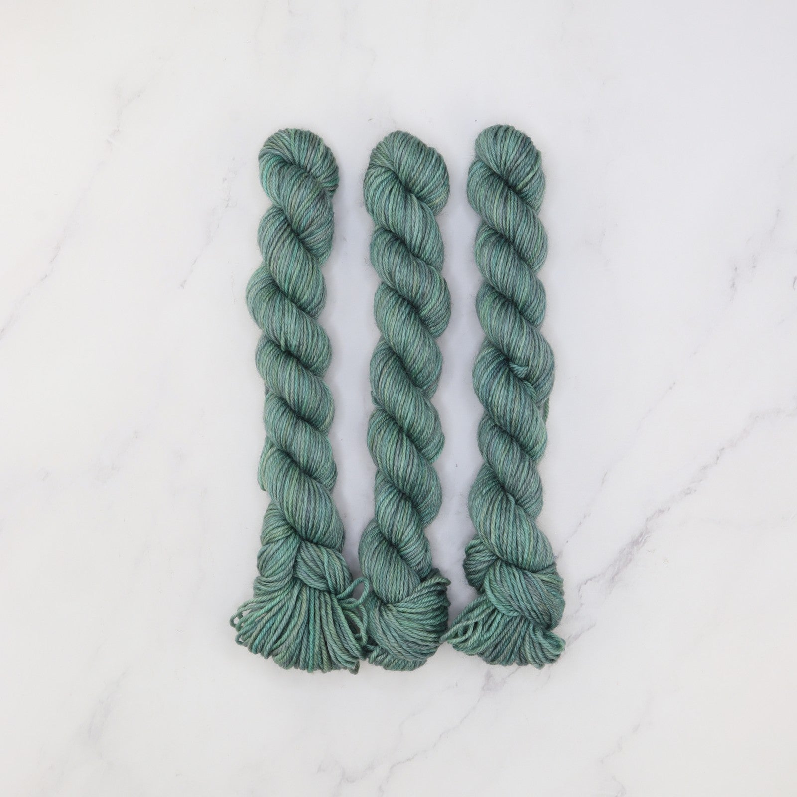 Skein Sisters Fabulous Sock Minis 20g/80m in colourway Sage Advice – 4ply weight merino, nylon yarn