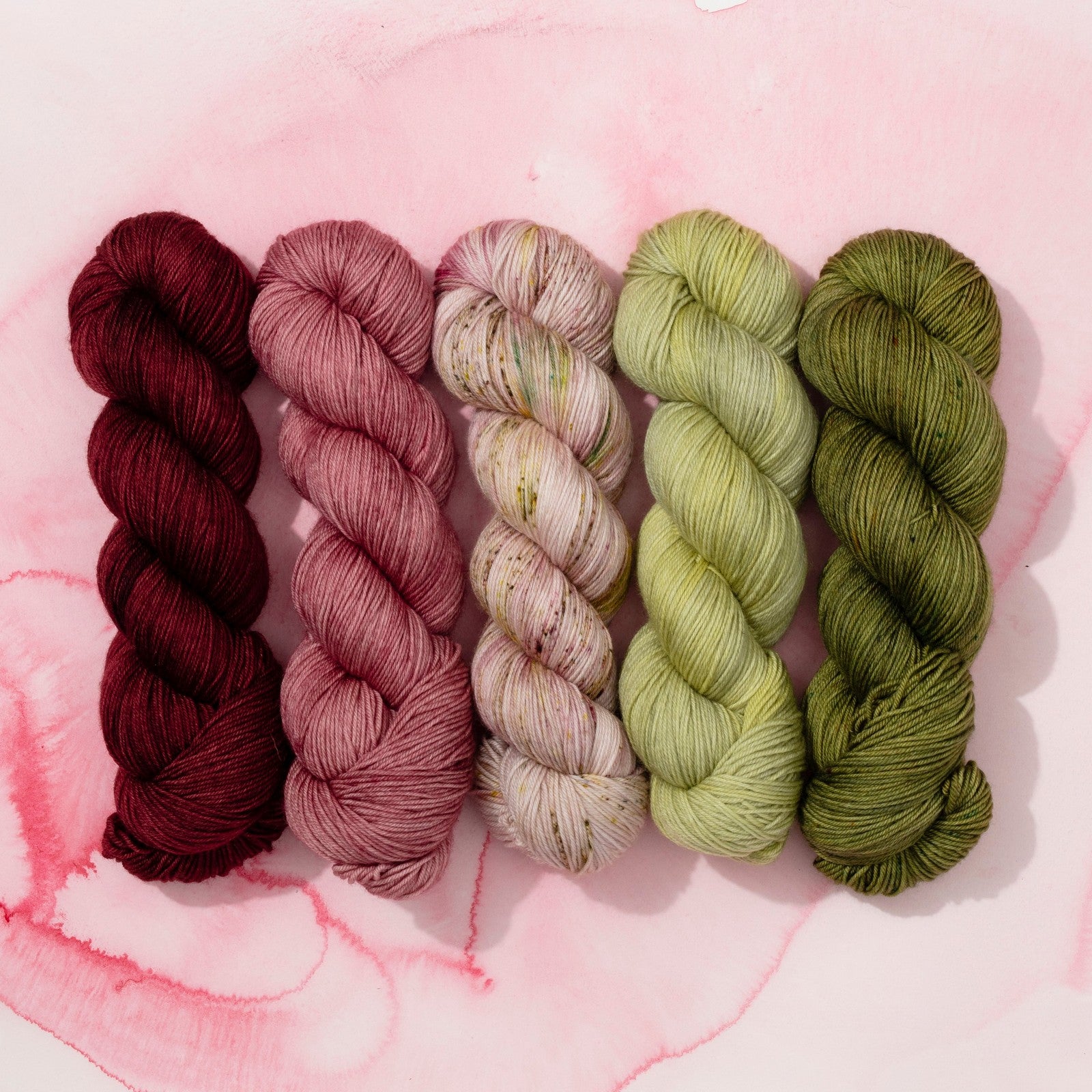 Glittering Snowscape Shawl kit in Fabulous Sock, colourway Fabulous