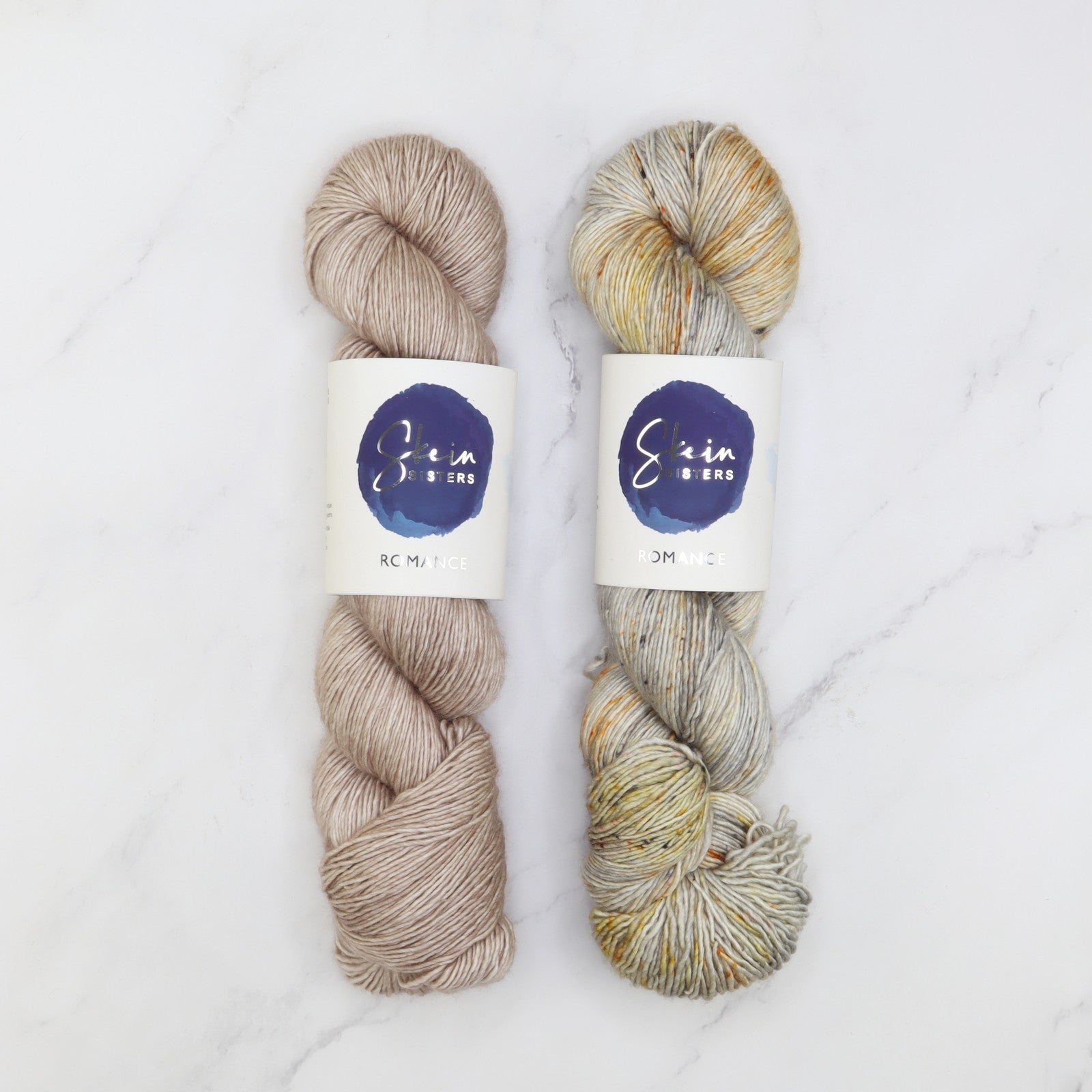 Krisanteema Shawl kit in Romance, colourway Marsupial