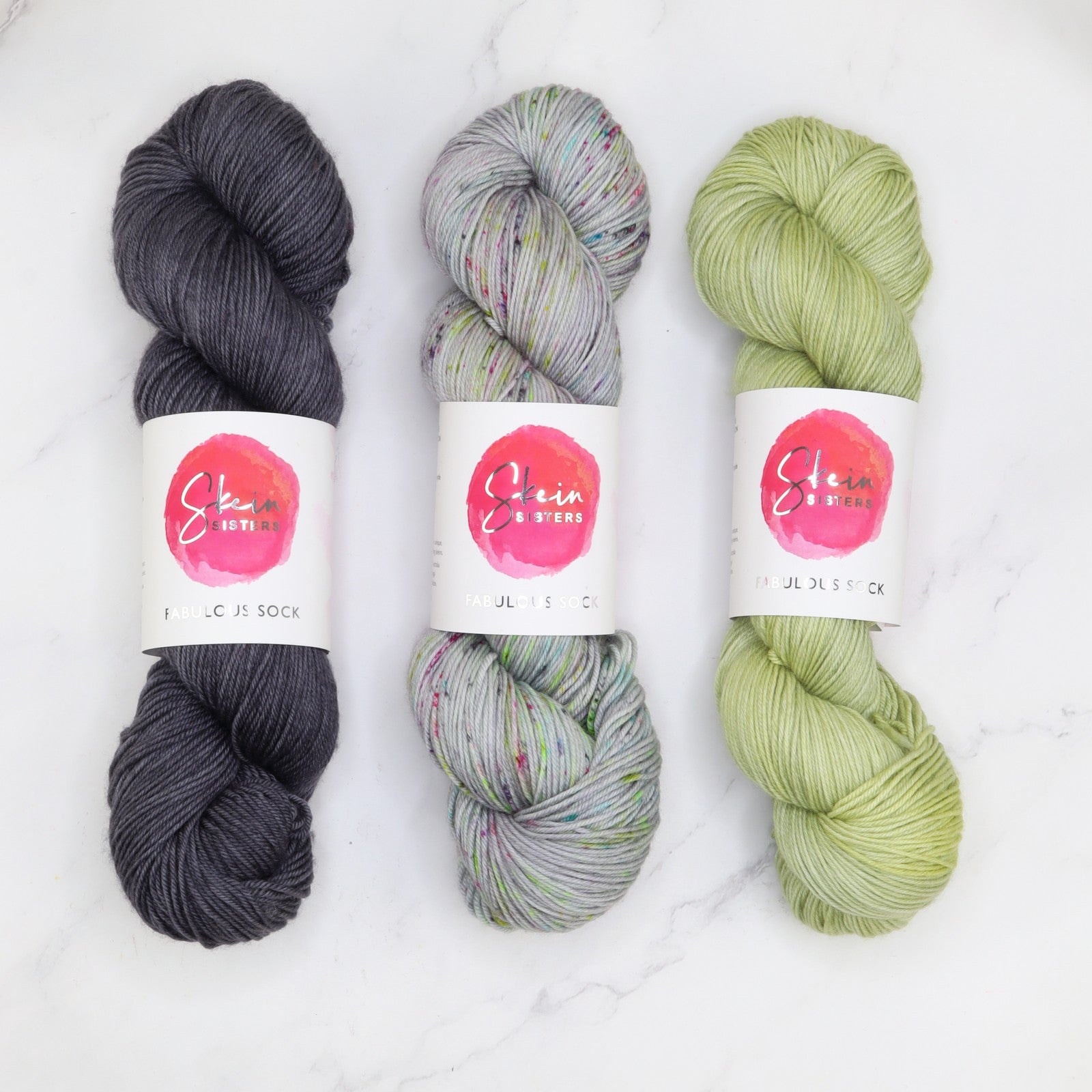 Nefta Shawl kit in Fabulous Sock, colourway Martian