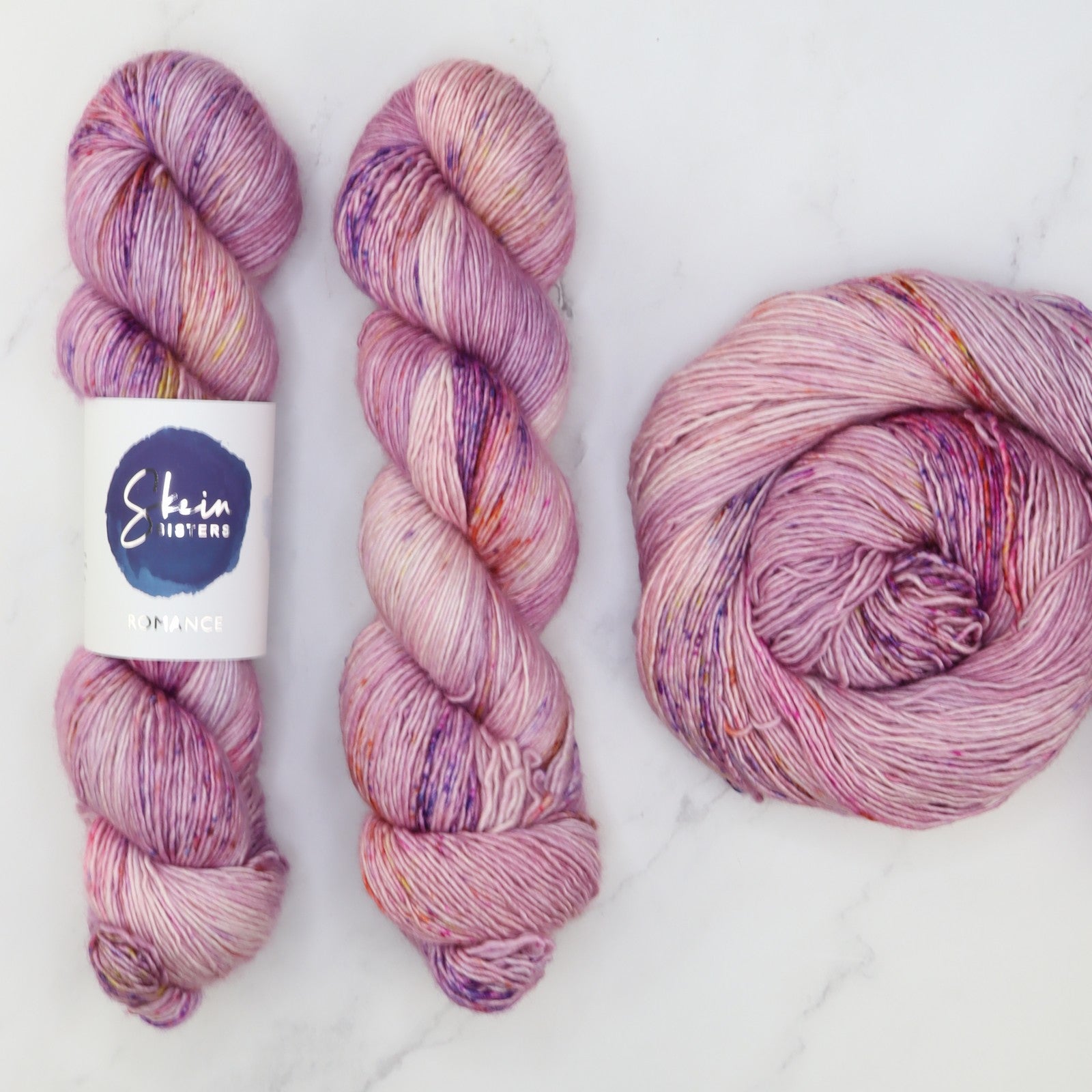 Skein Sisters Romance in colourway Daphne – 4ply weight merino, silk yarn