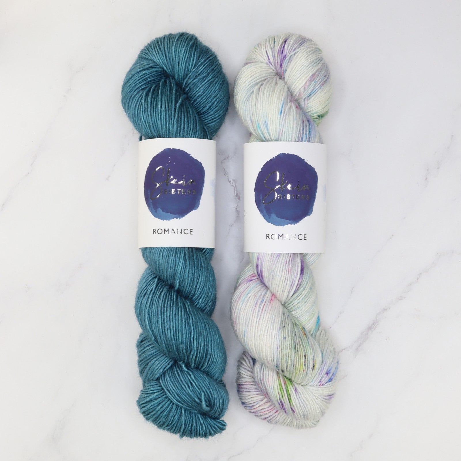 Alpine Bloom Yarn kit, colourway Titanic