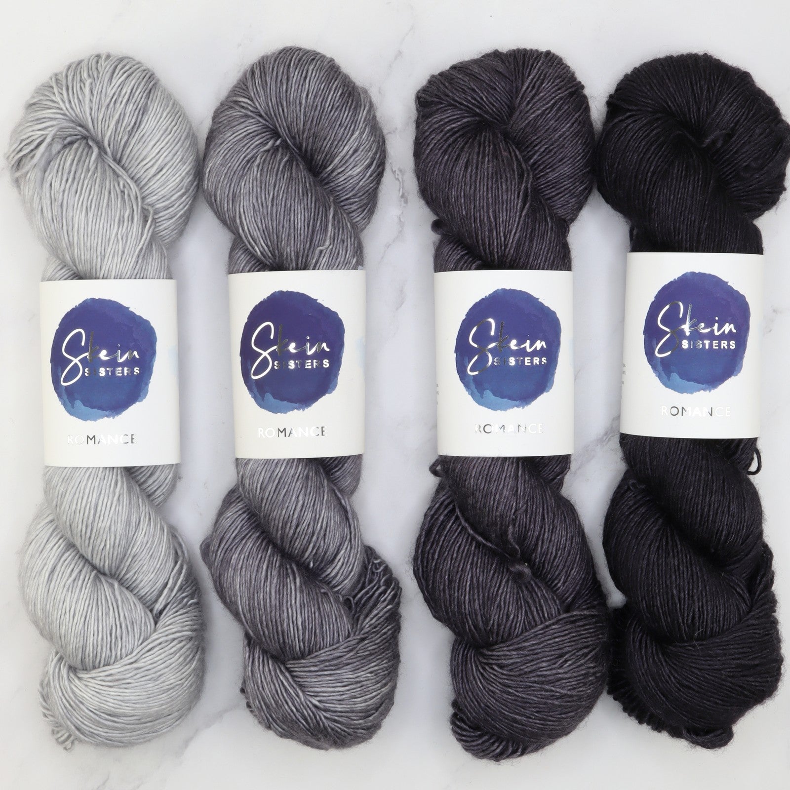 Westknits MKAL 2023 Geogradient Sets in Romance