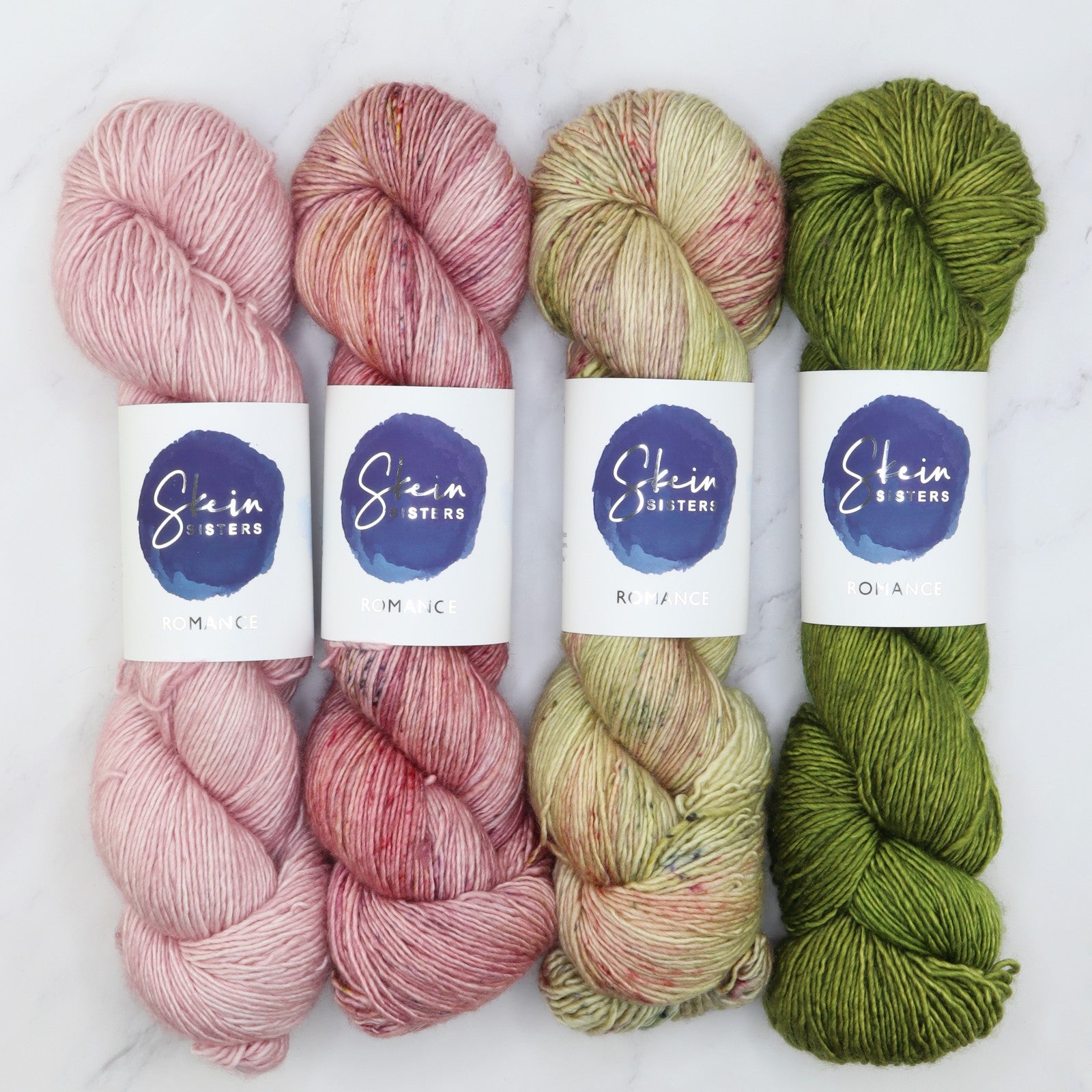 Westknits MKAL 2023 Geogradient Sets in Romance