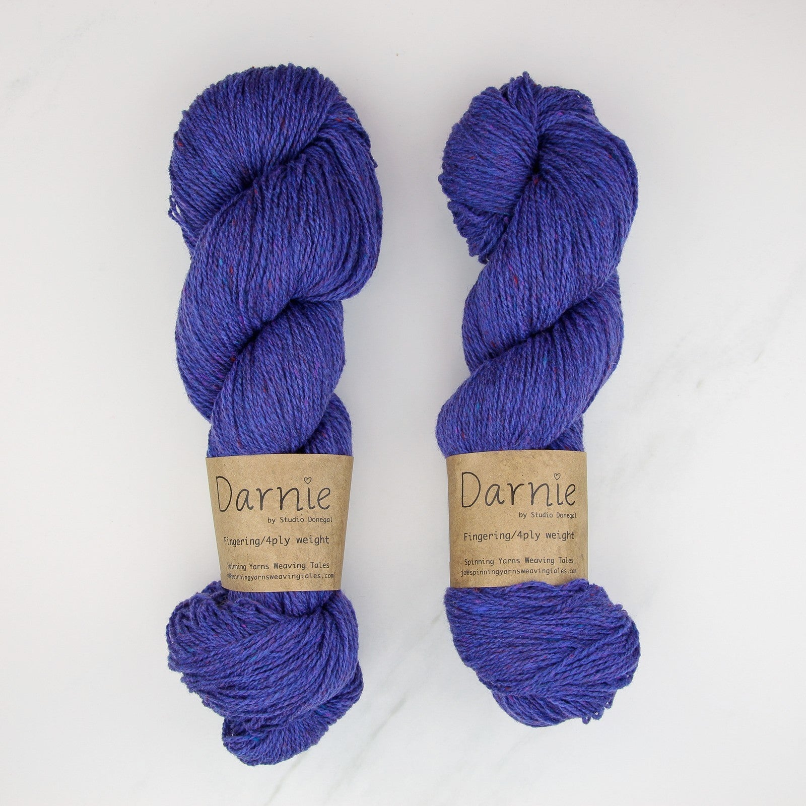 Spinning Yarns Weaving Tales Darnie in colourway Thistle – 4ply weight wool yarn