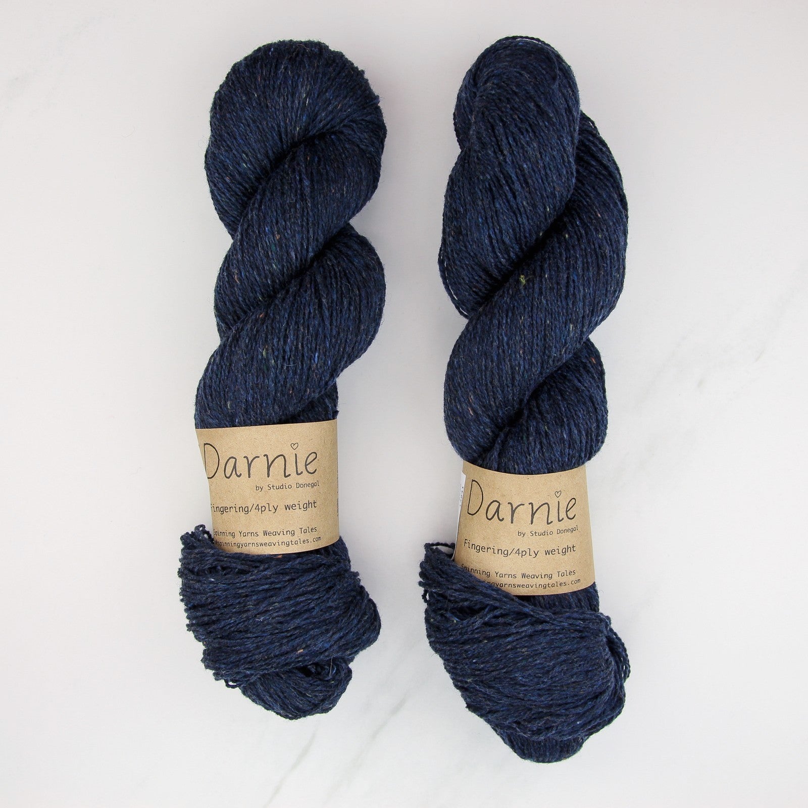 Spinning Yarns Weaving Tales Darnie in colourway Lough Deele – 4ply weight wool yarn
