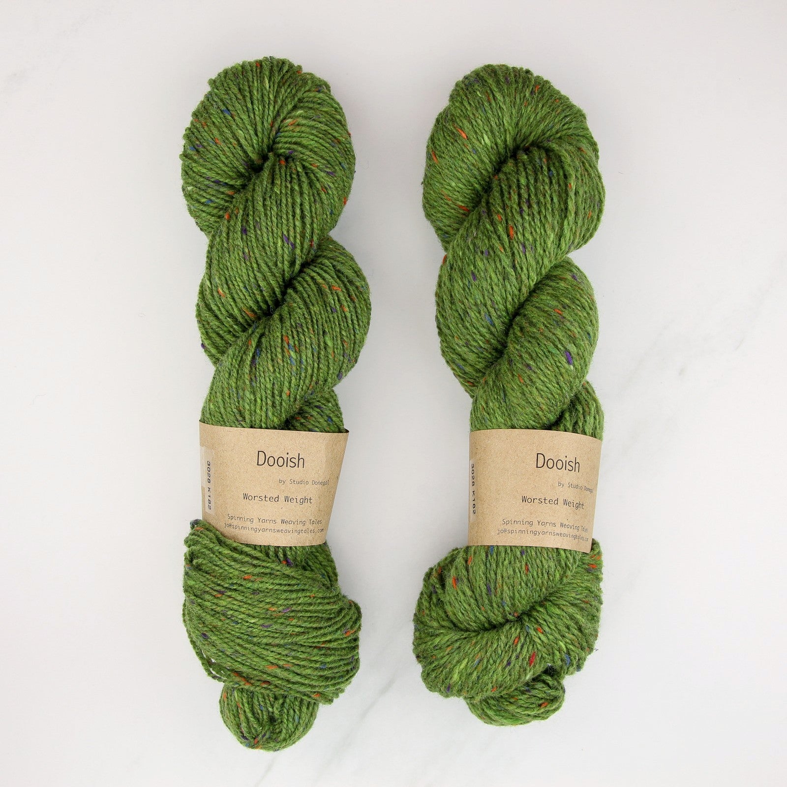 Spinning Yarns Weaving Tales Dooish in colourway Brockagh – 10ply weight wool yarn