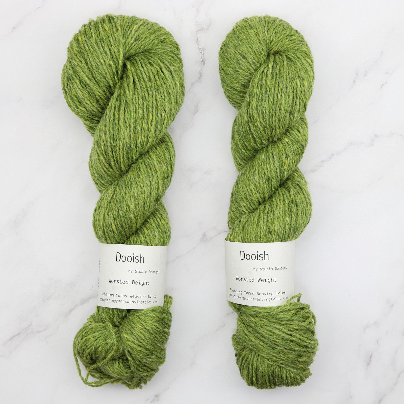 Spinning Yarns Weaving Tales Dooish in colourway Glassagh – 10ply weight wool yarn