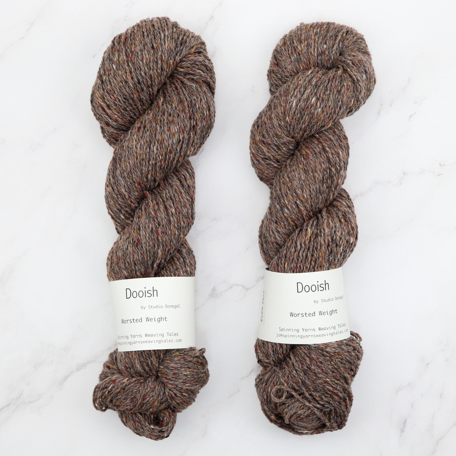 Spinning Yarns Weaving Tales Dooish in colourway Carrigeen – 10ply weight wool yarn