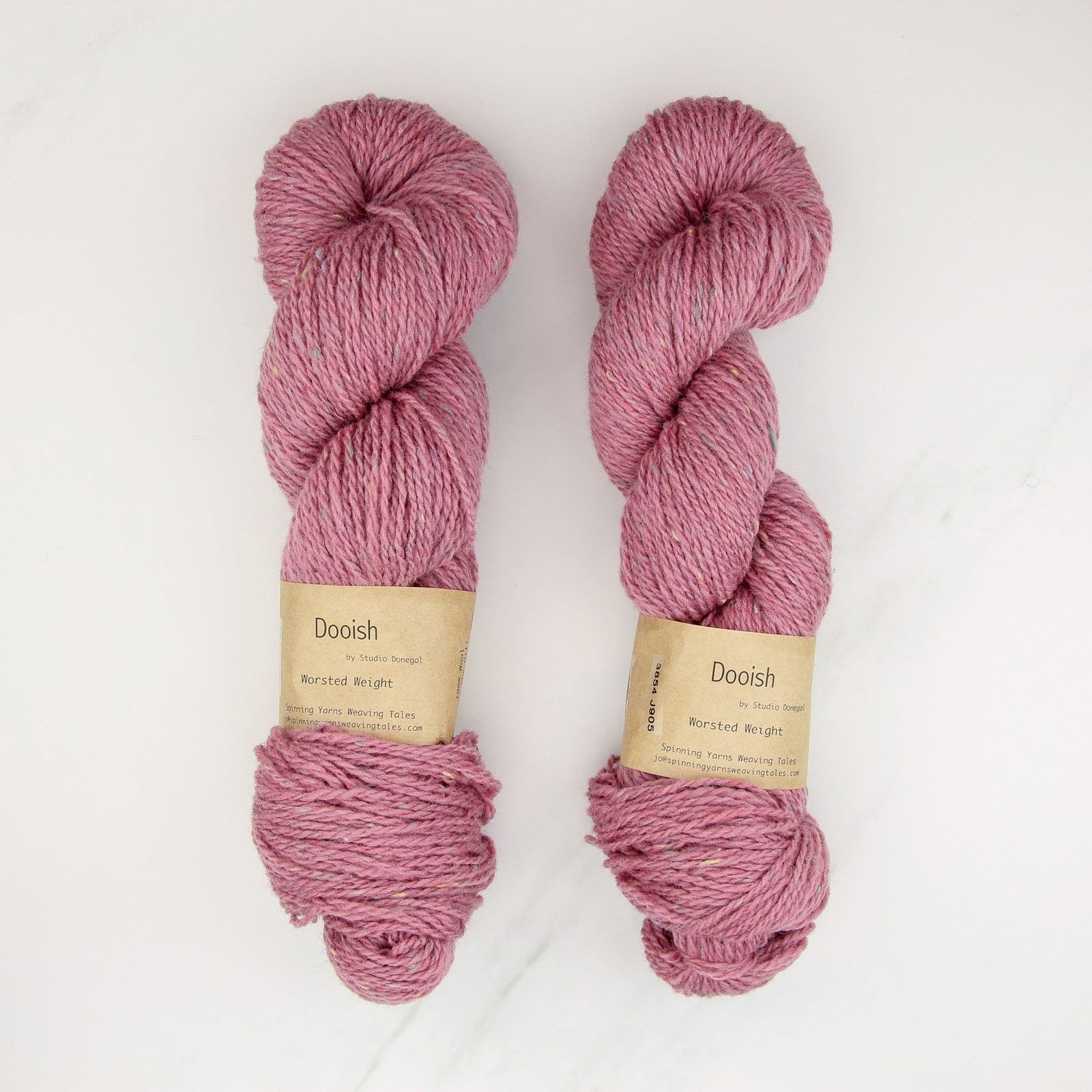 Spinning Yarns Weaving Tales Dooish in colourway Foxglove – 10ply weight wool yarn
