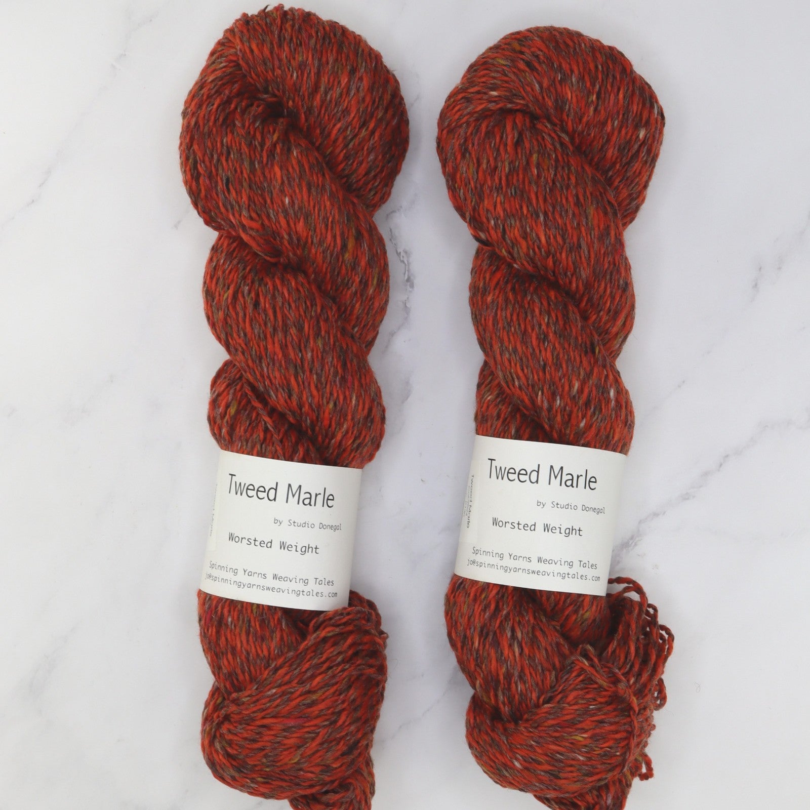 Spinning Yarns Weaving Tales Tweed Marle in colourway Una – 10ply weight merino yarn