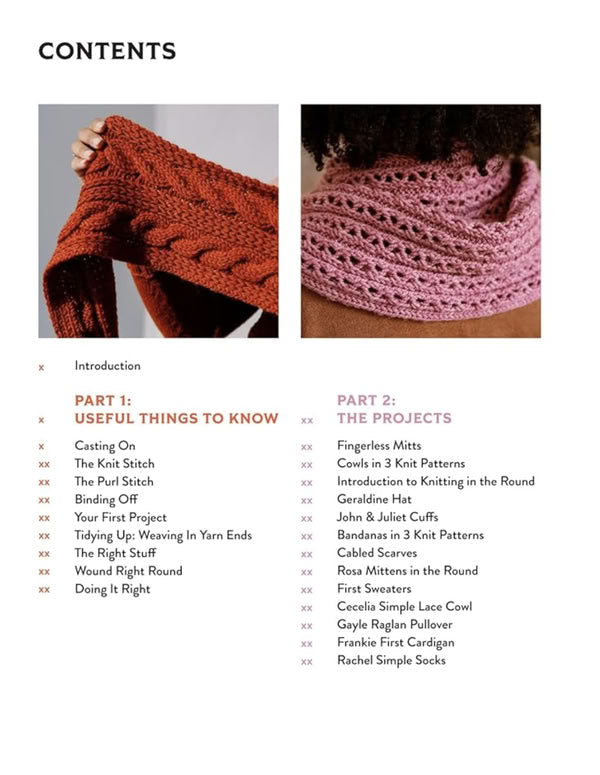 How to Start Knitting – pattern book – view 4