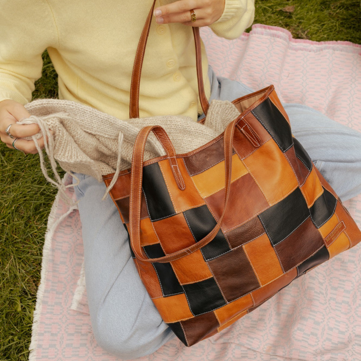 Re:Designed Torn & Cut 19 Soft Leather Shopper Bag – view 4