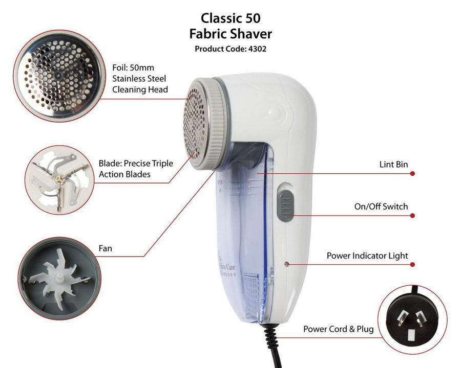 Classic 50 Fabric Shaver Power Operated – view 3