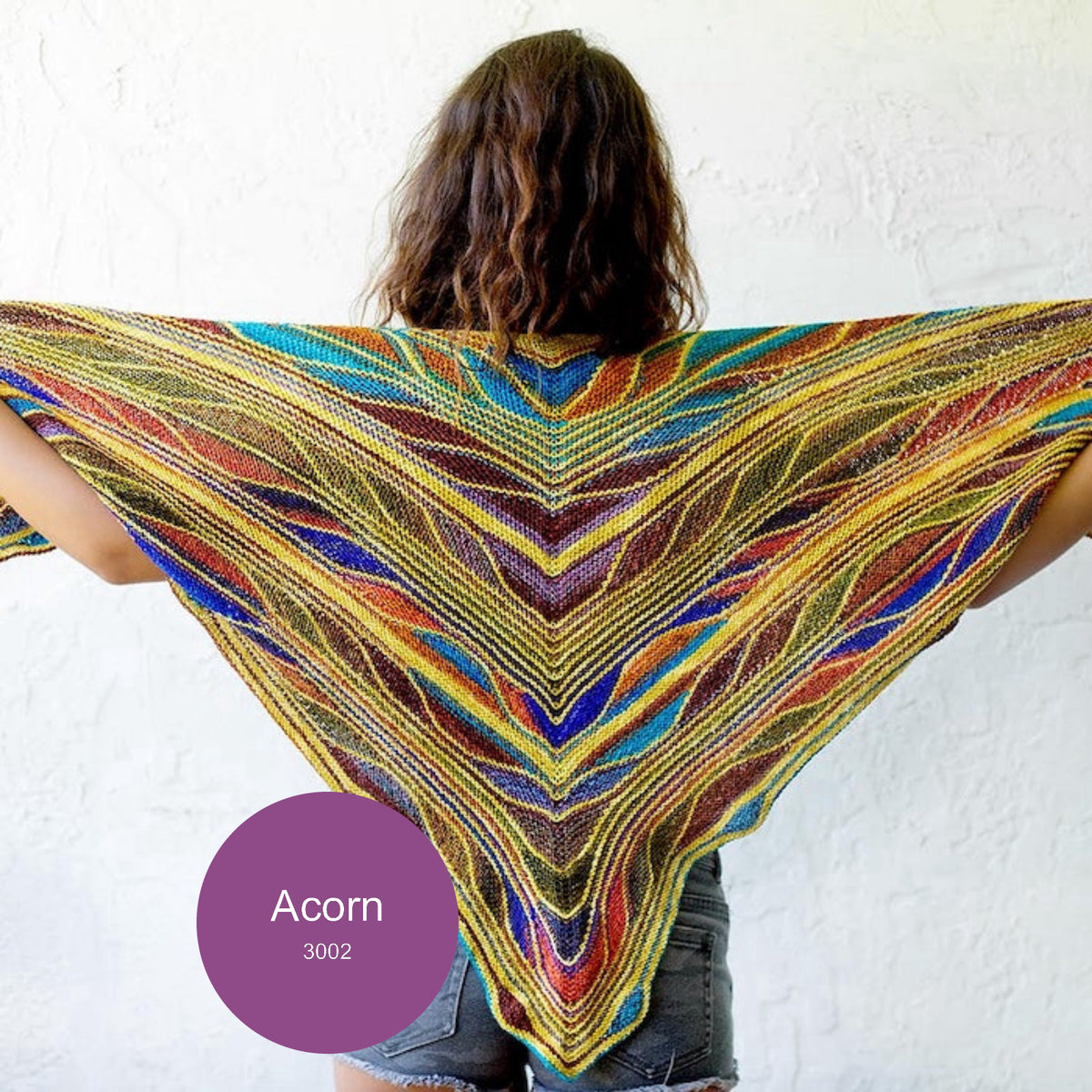 Butterfly | Papillon knitting kit, colourway Acorn-3002