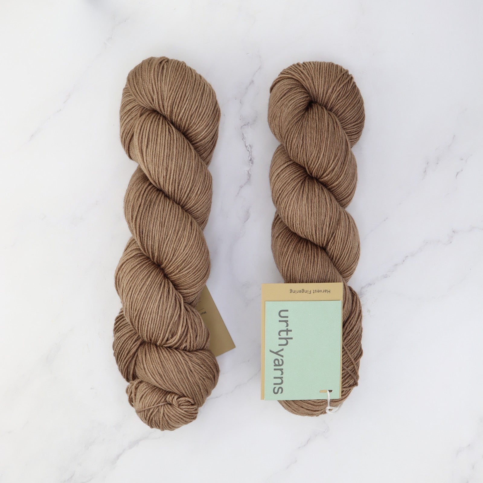 Urth Yarns Harvest Fingering in colourway Hazelnut – 4ply weight merino yarn