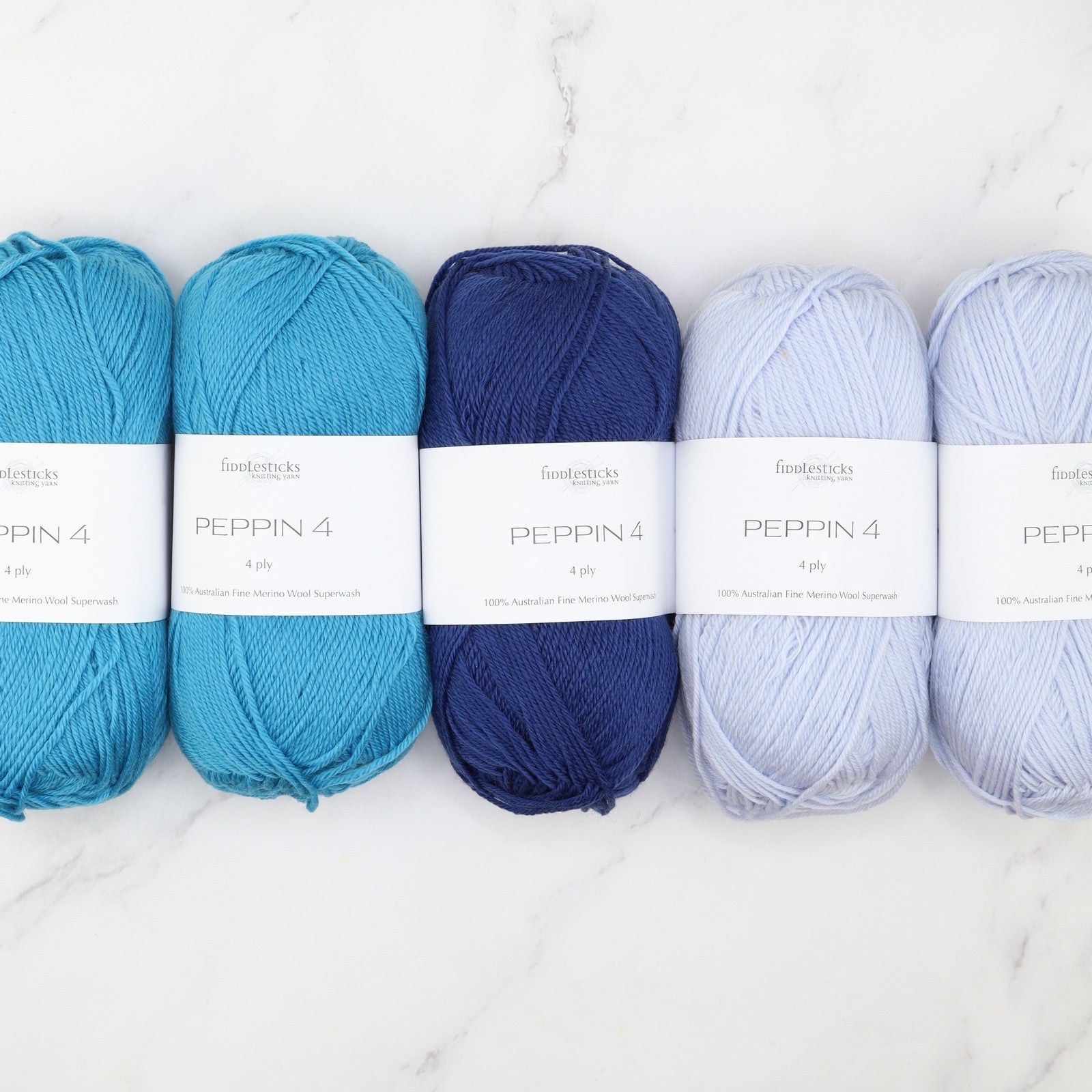 Westknits Twists & Turns kit in Peppin 4, colourway Ice Teal