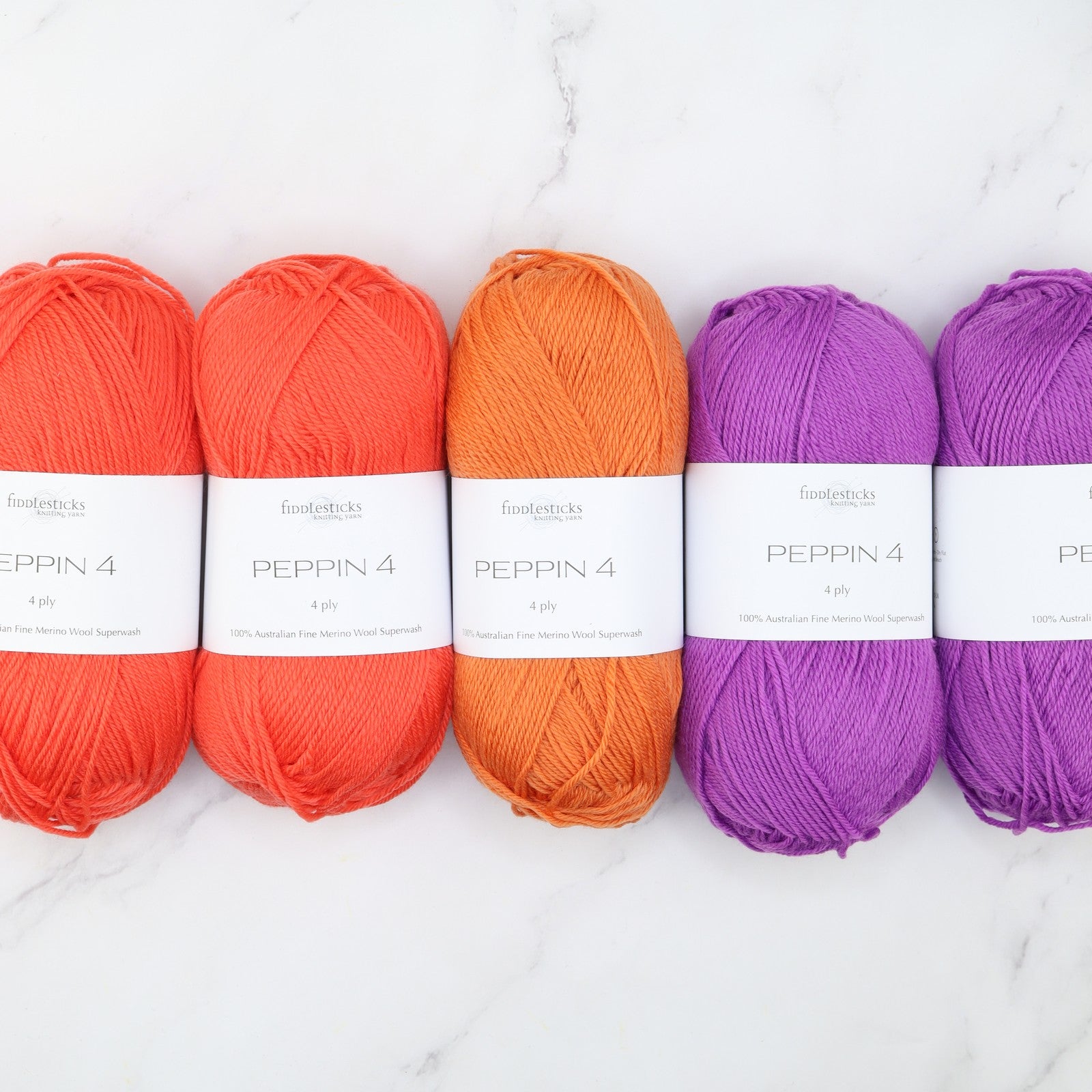 Westknits Twists & Turns kit in Peppin 4, colourway Violet Melon