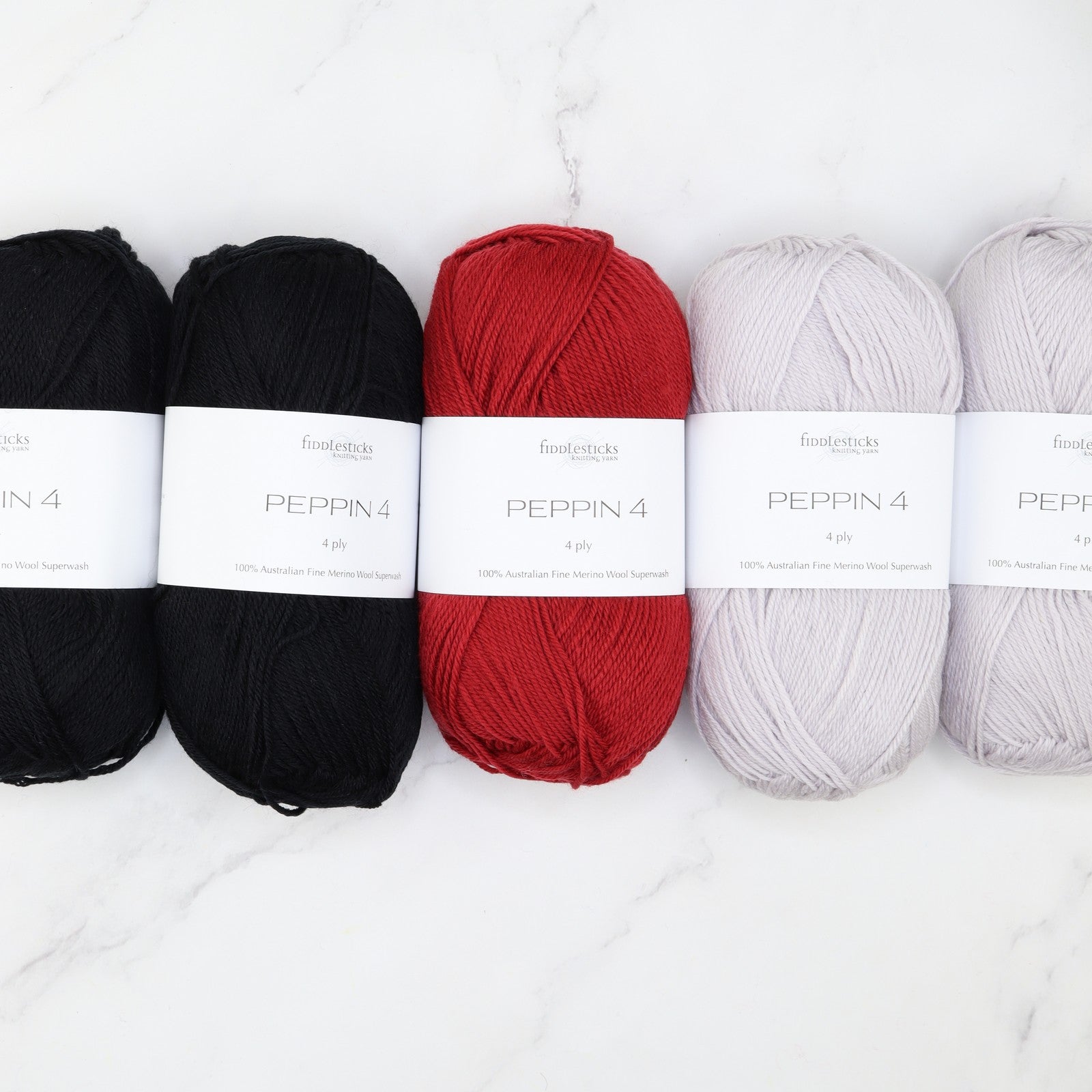 Westknits Twists & Turns kit in Peppin 4, colourway Slate Black