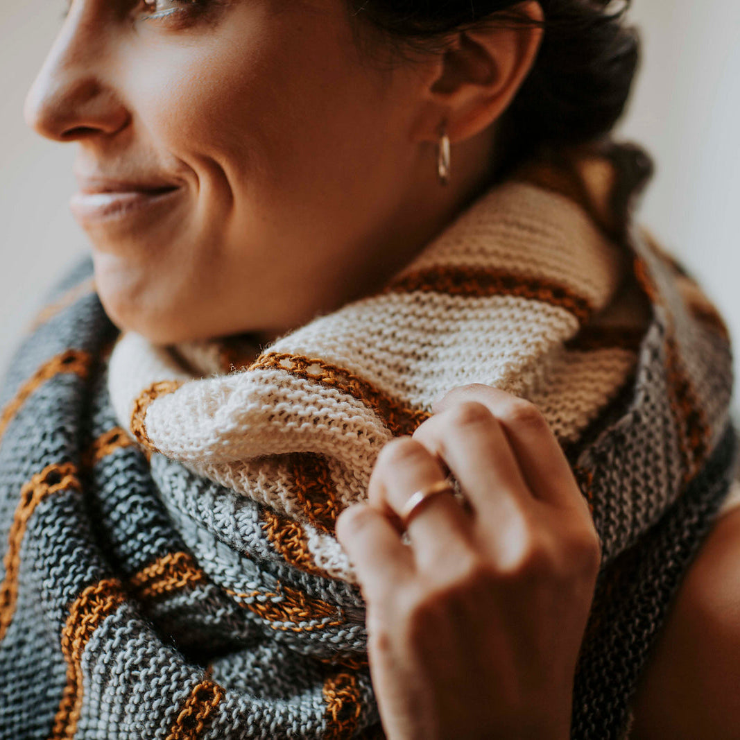 The Frank Shawl knitting kit – view 5