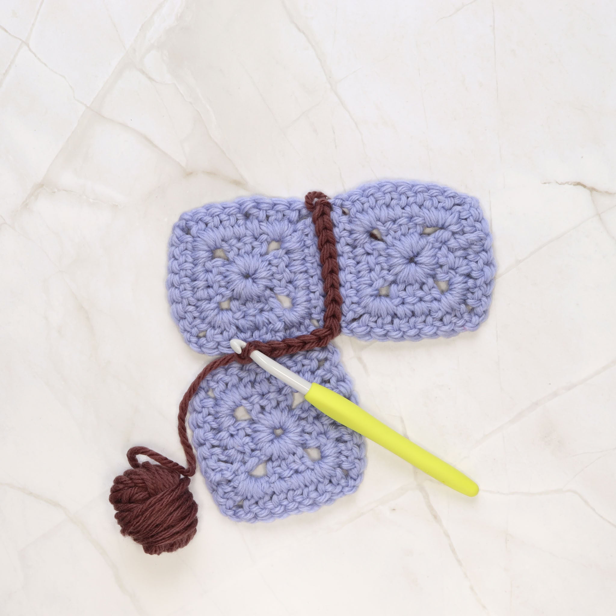 Joining Crochet Motifs with Jane - 3