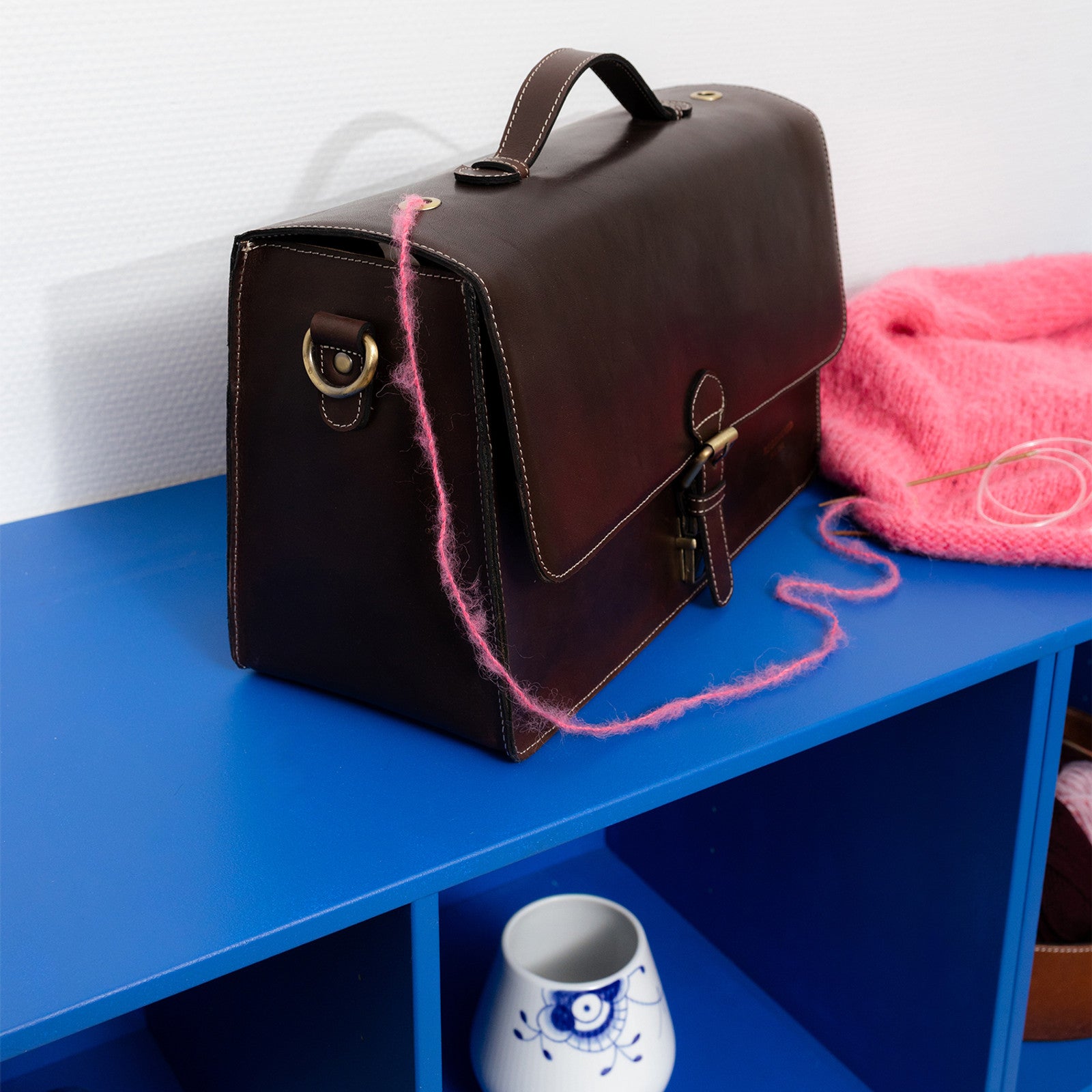 Project 133 Crossbody Yarn Bag — Re:Designed — Dark Brown