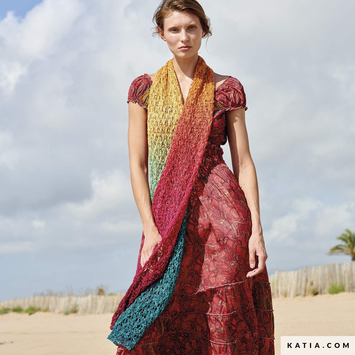 Polynesia Gradient Shawl Kit - hero