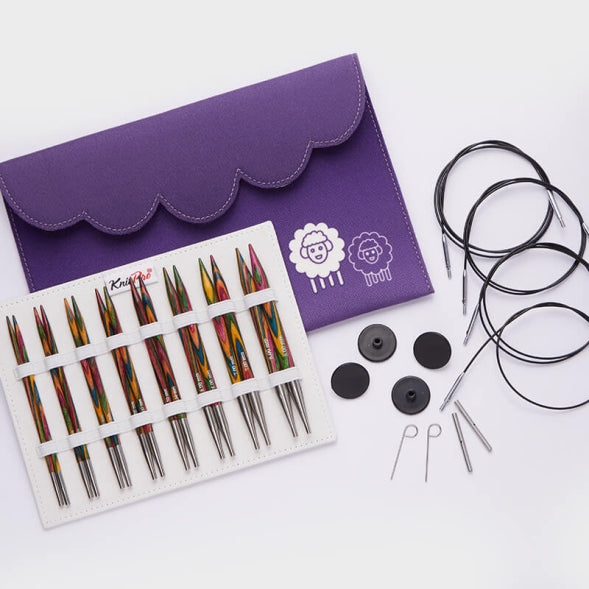 KnitPro Symfonie Interchangeable Circular Needle Set Deluxe - Swivel