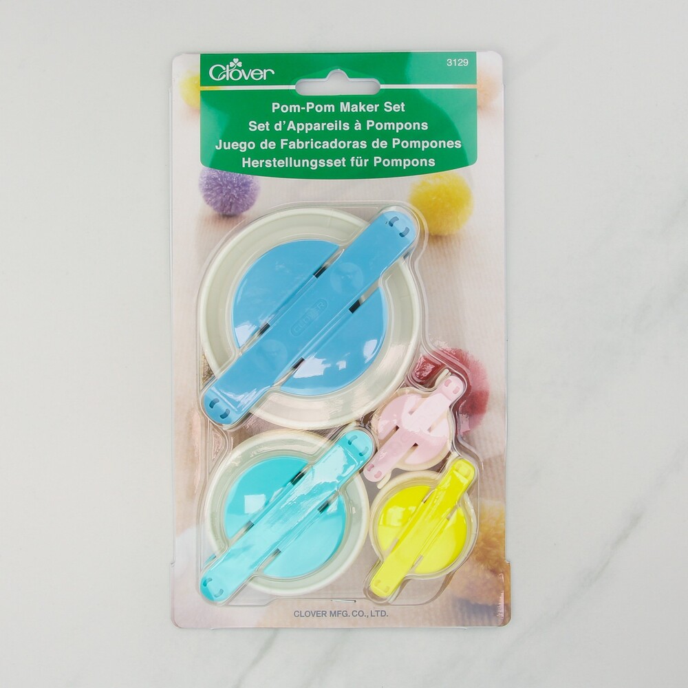 Clover pom pom maker set
