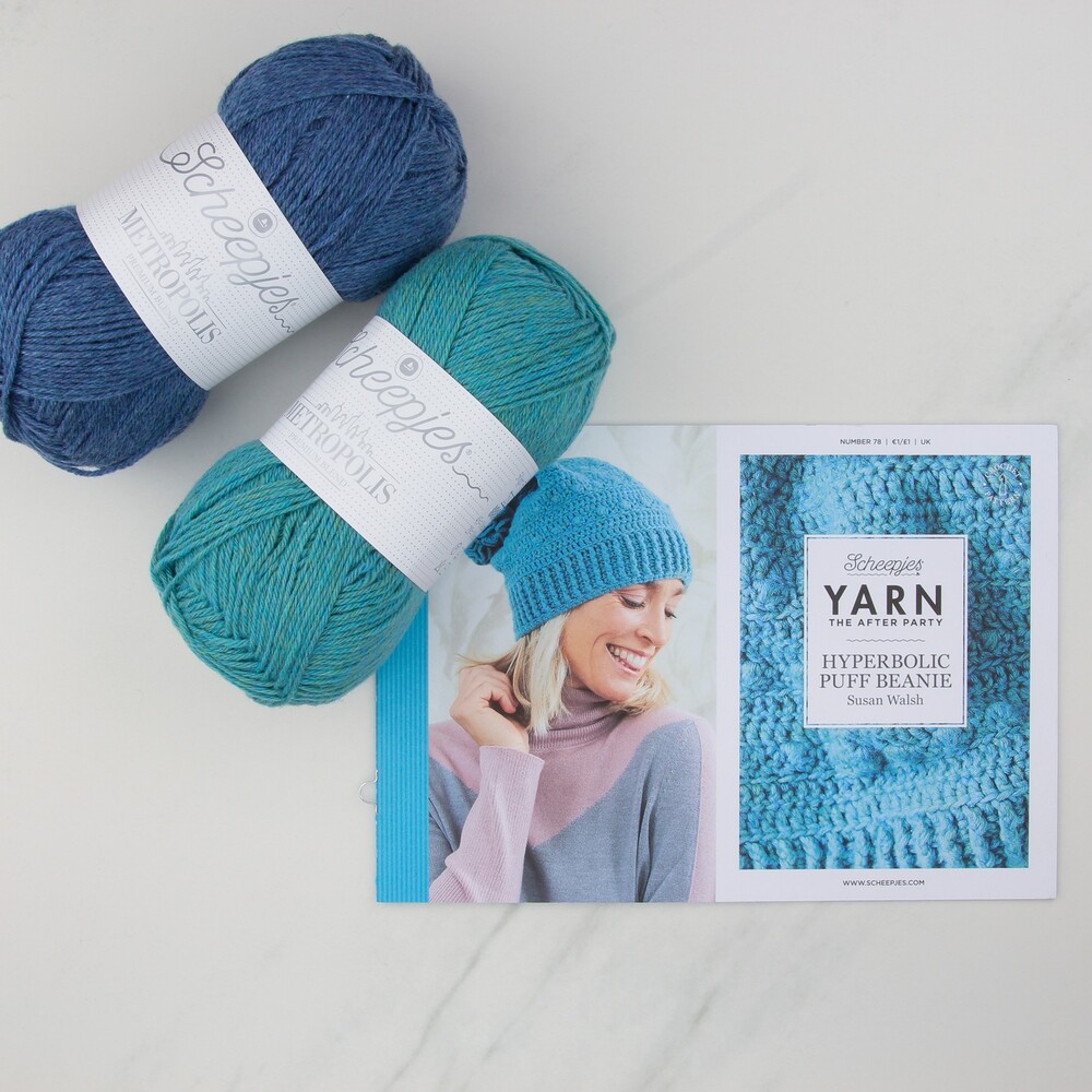 Scheepjes YARN The After Party no 78 Hyperbolic Puff Beanie